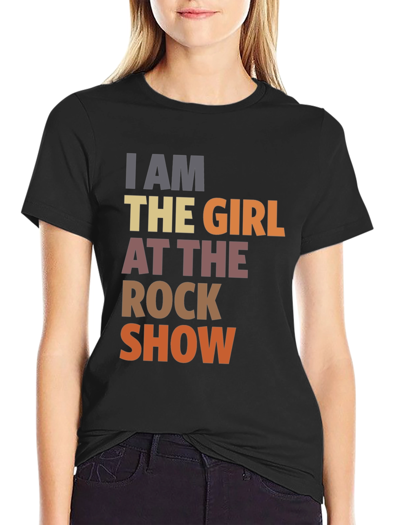 I am the girl at the rock show T-shirt