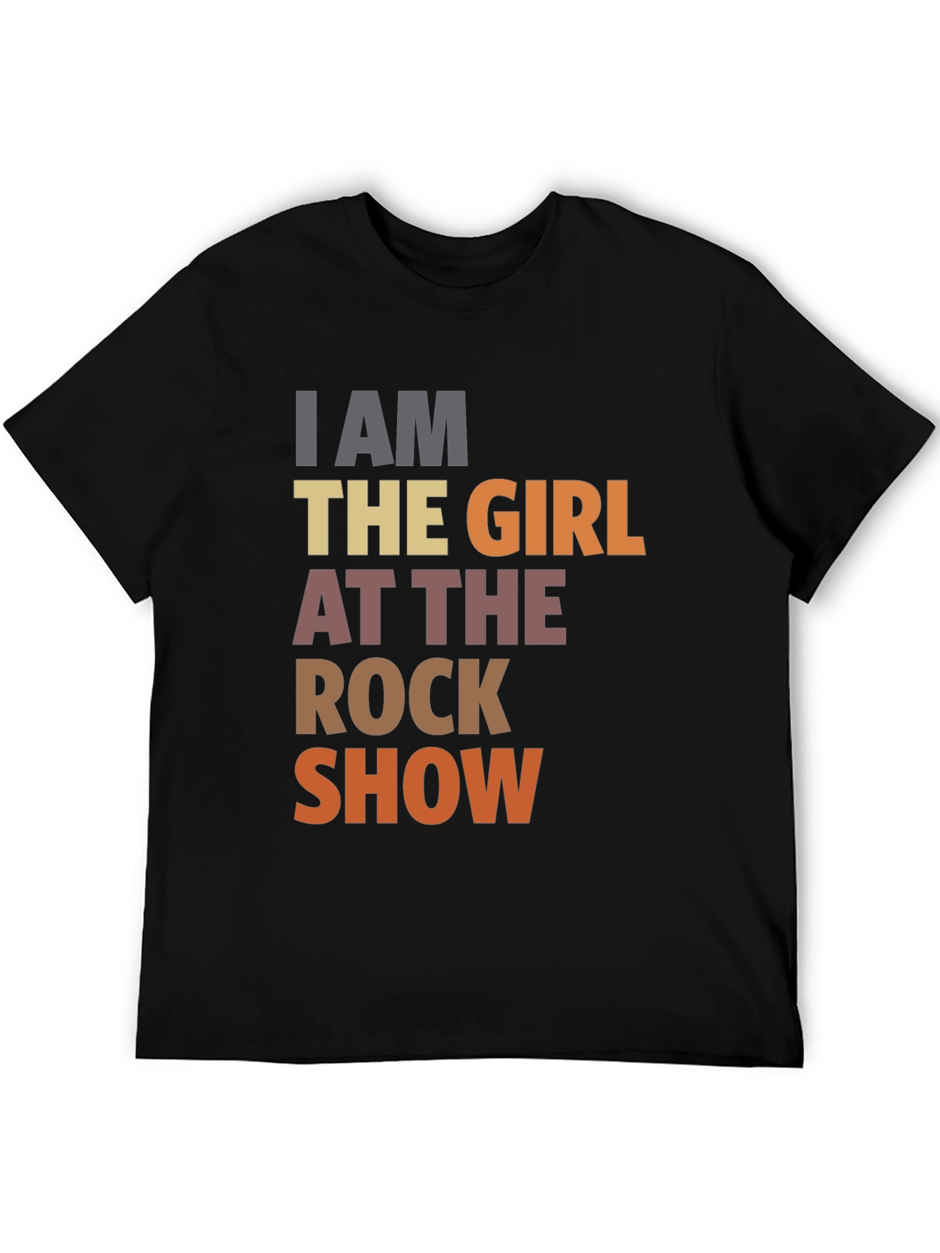 I am the girl at the rock show T-shirt