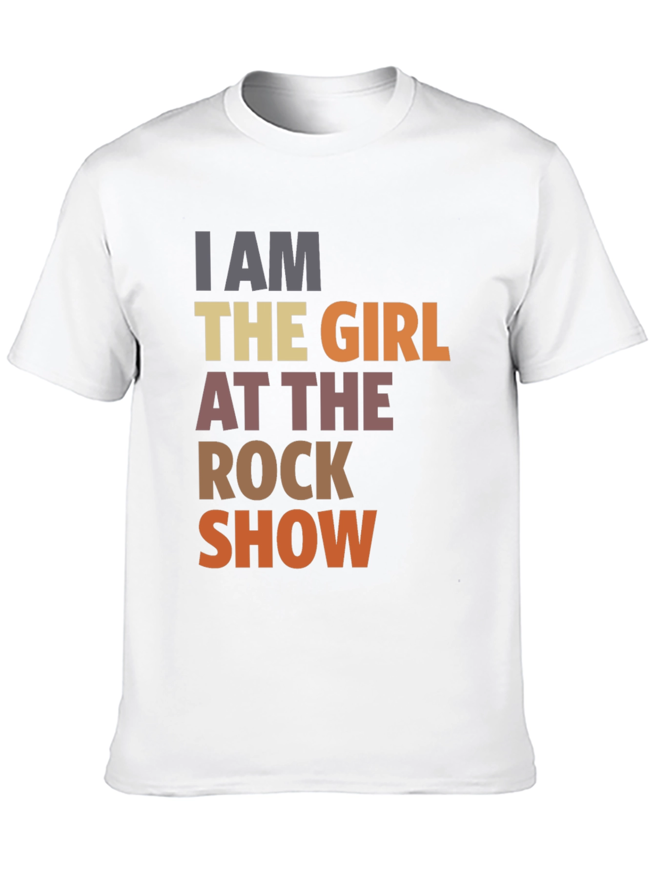 I am the girl at the rock show T-shirt