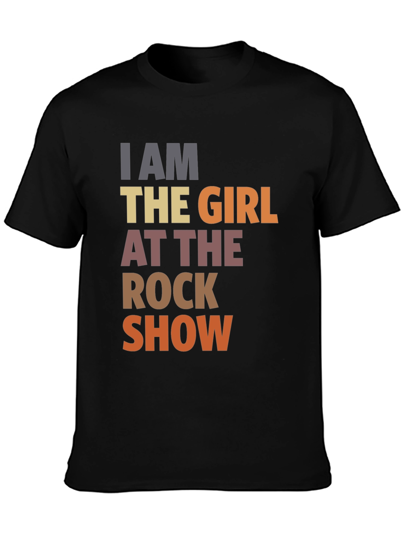 I am the girl at the rock show T-shirt