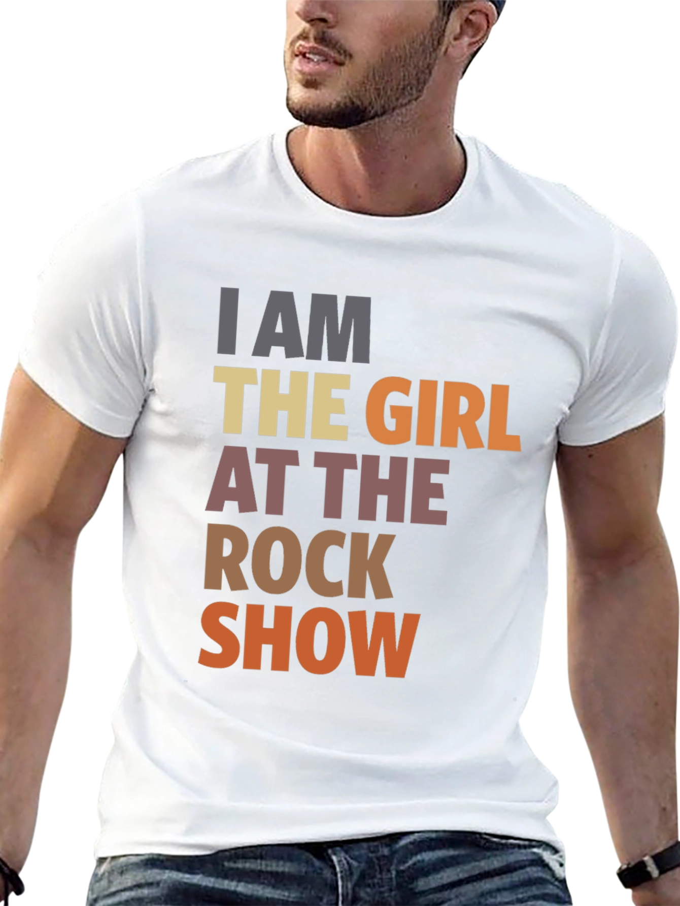 I am the girl at the rock show T-shirt