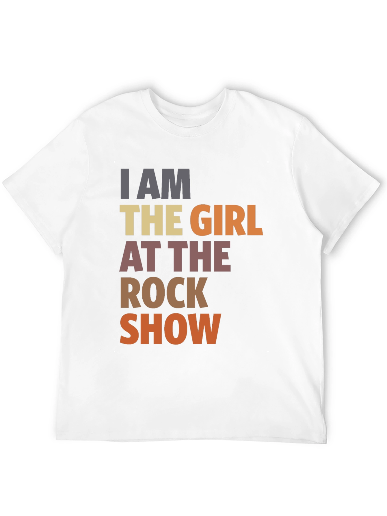 I am the girl at the rock show T-shirt