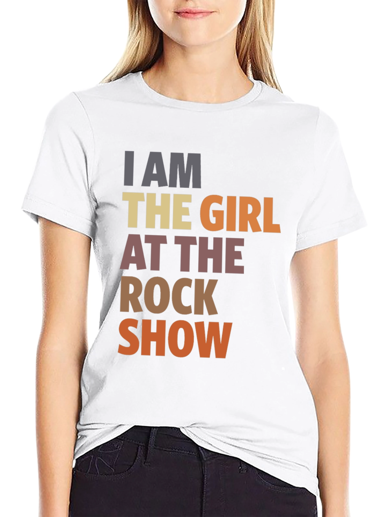 I am the girl at the rock show T-shirt