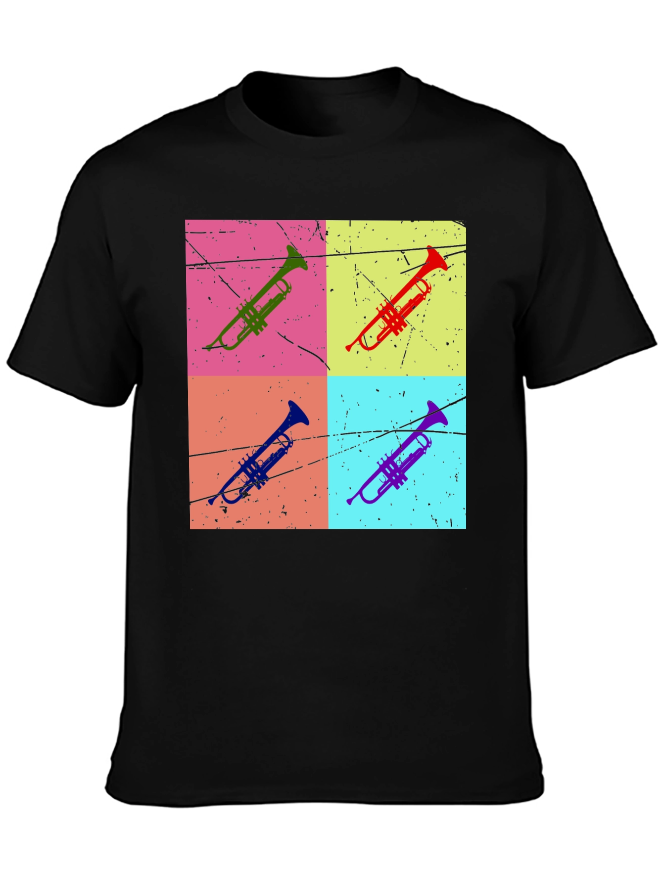 Retro Trumpet Pop Art T-Shirt