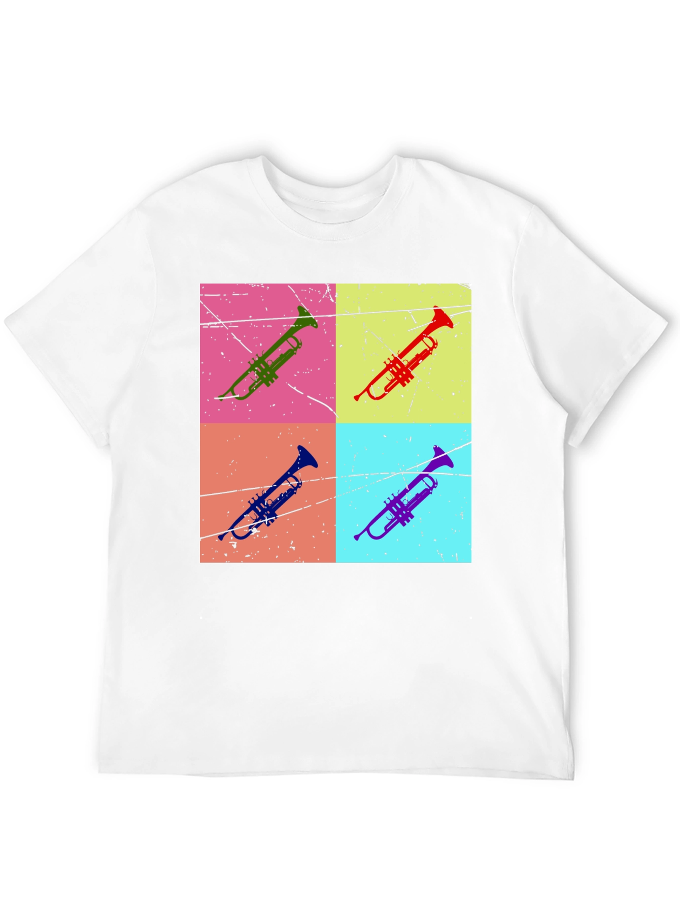 Retro Trumpet Pop Art T-Shirt
