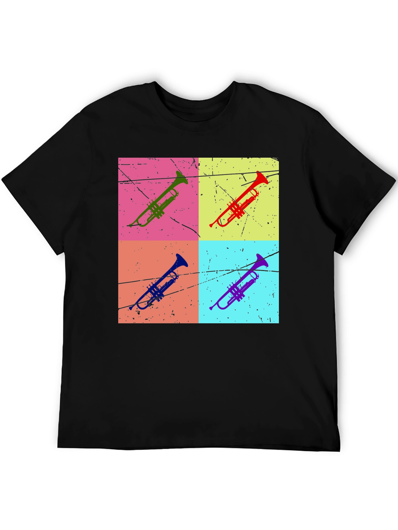 Retro Trumpet Pop Art T-Shirt