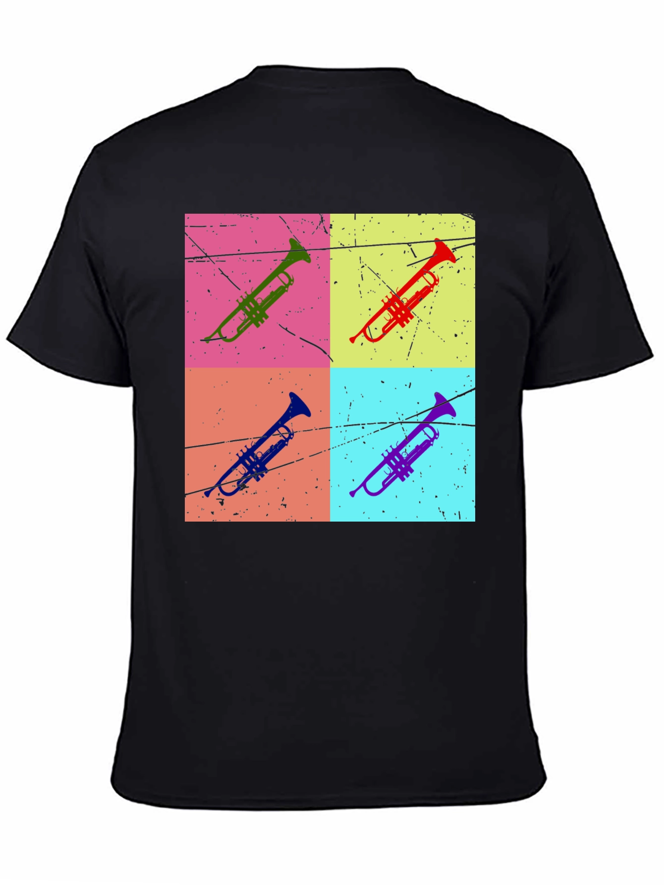 Retro Trumpet Pop Art T-Shirt