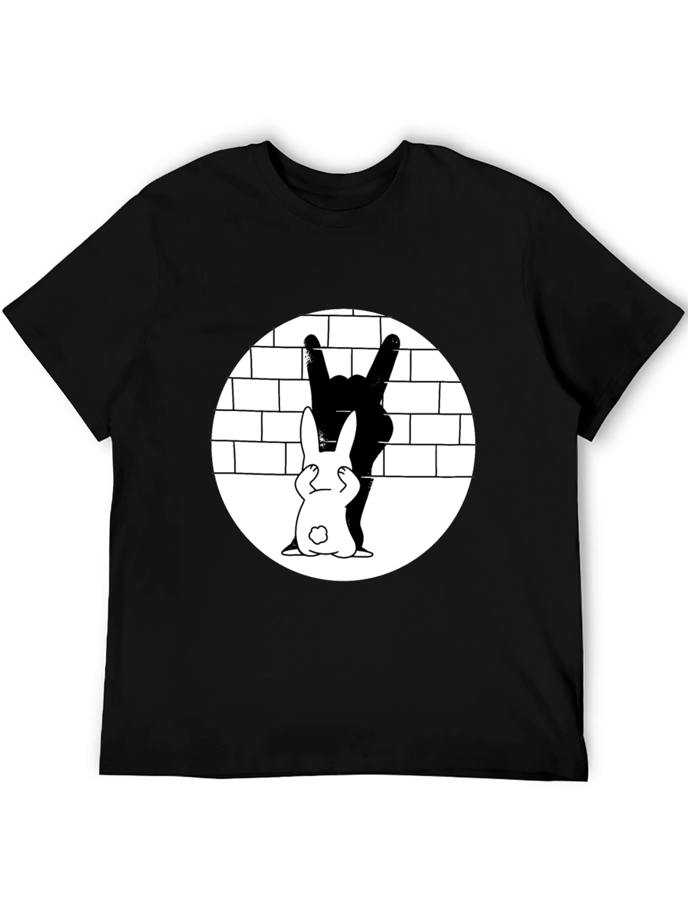 Rabbit Shadow Rocker T-Shirt - Unique Graphic Tee