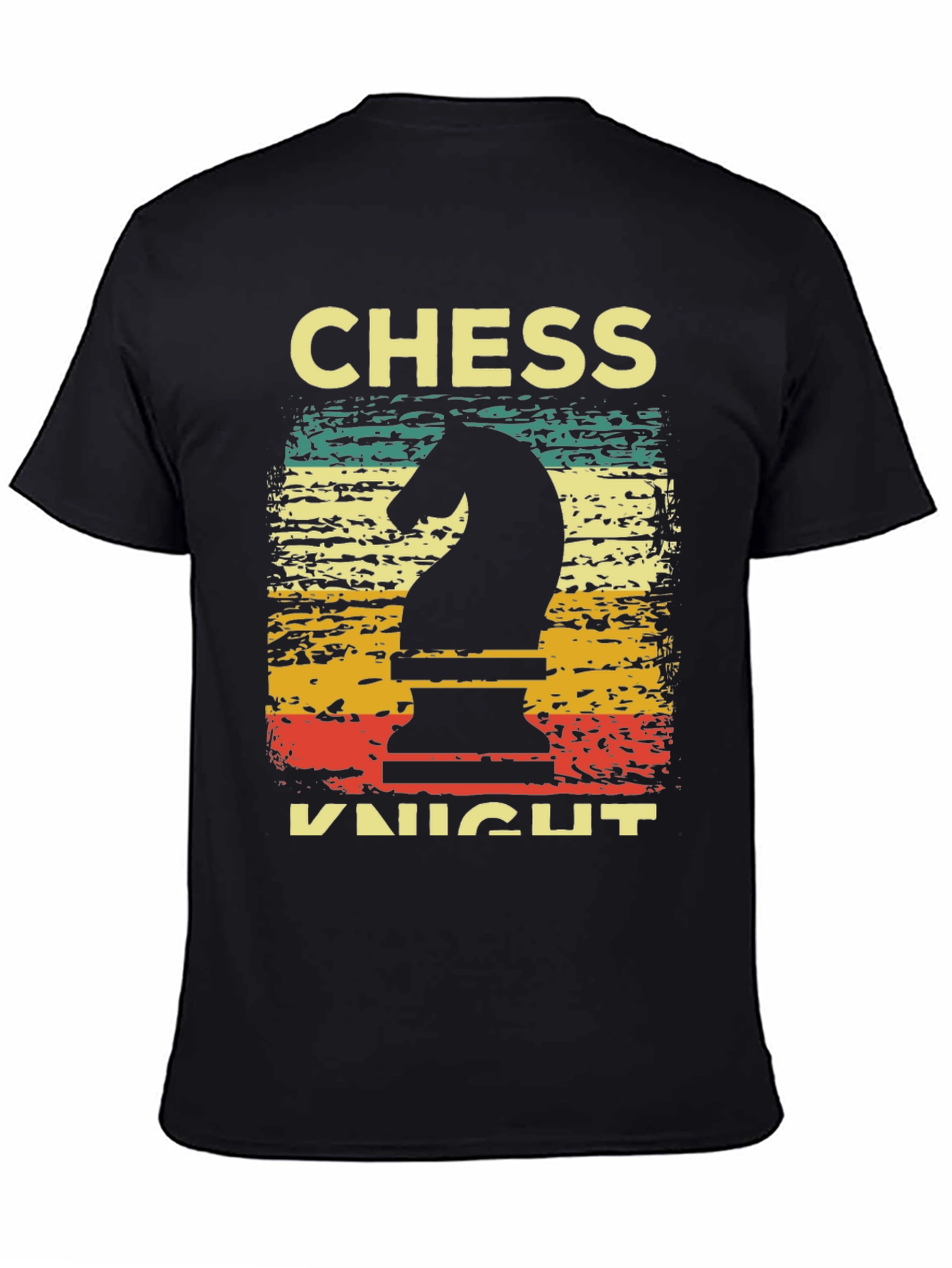 Chess Knight T-Shirt Retro Style Tee