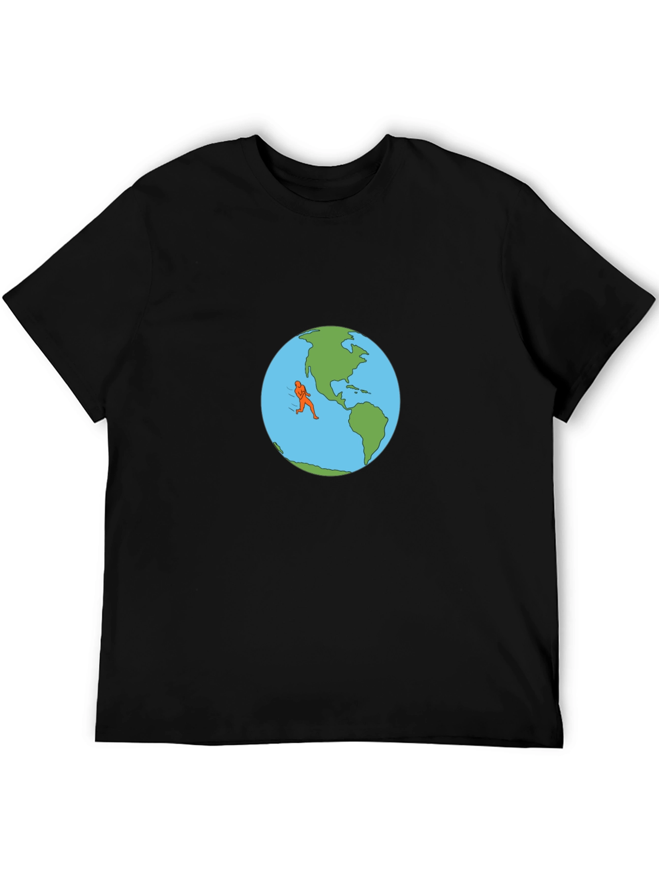 Running the World T-Shirt - Earth Graphic Tee