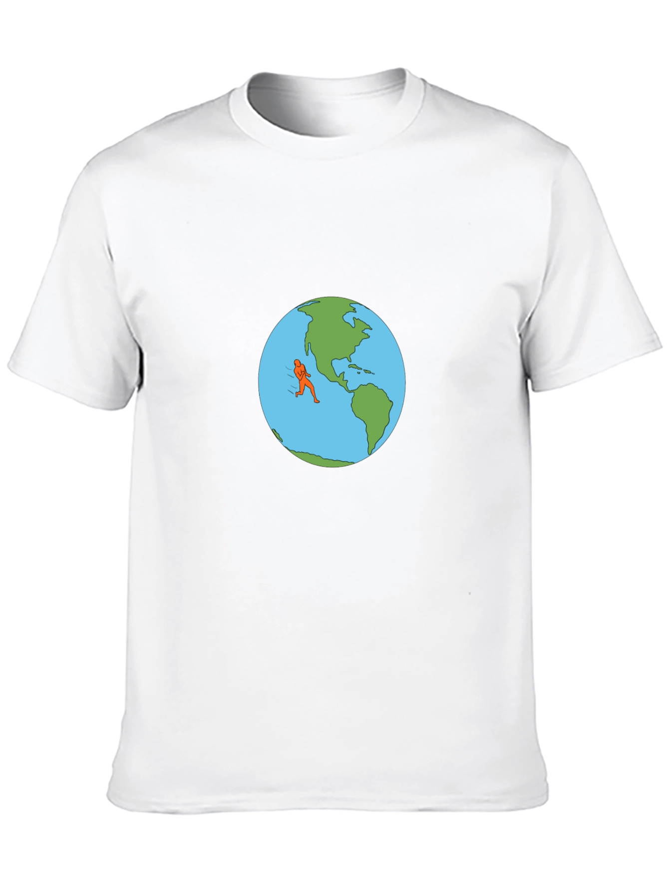 Running the World T-Shirt - Earth Graphic Tee