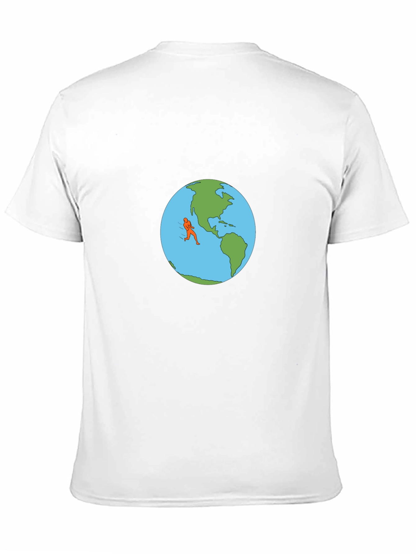 Running the World T-Shirt - Earth Graphic Tee