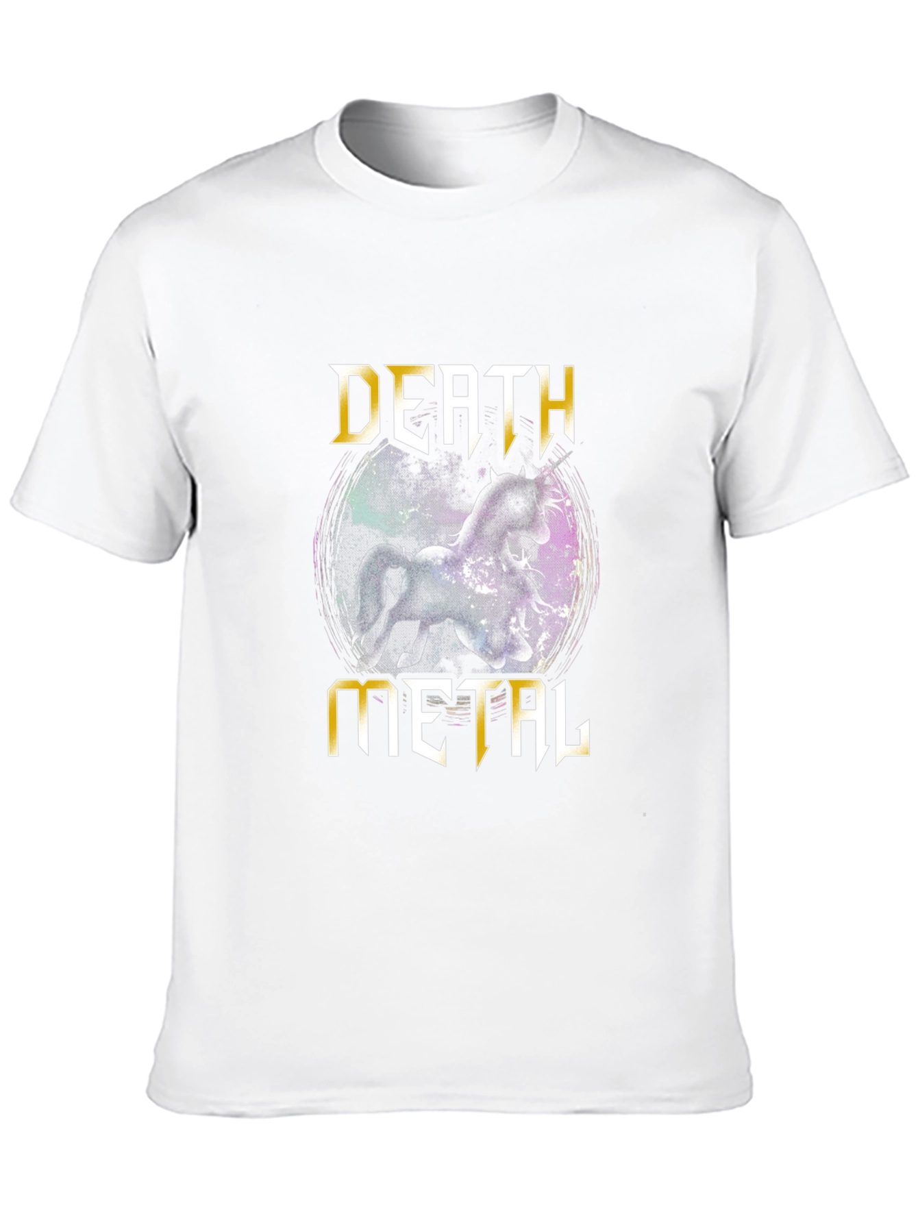 Death Metal Unicorn T-Shirt - Black