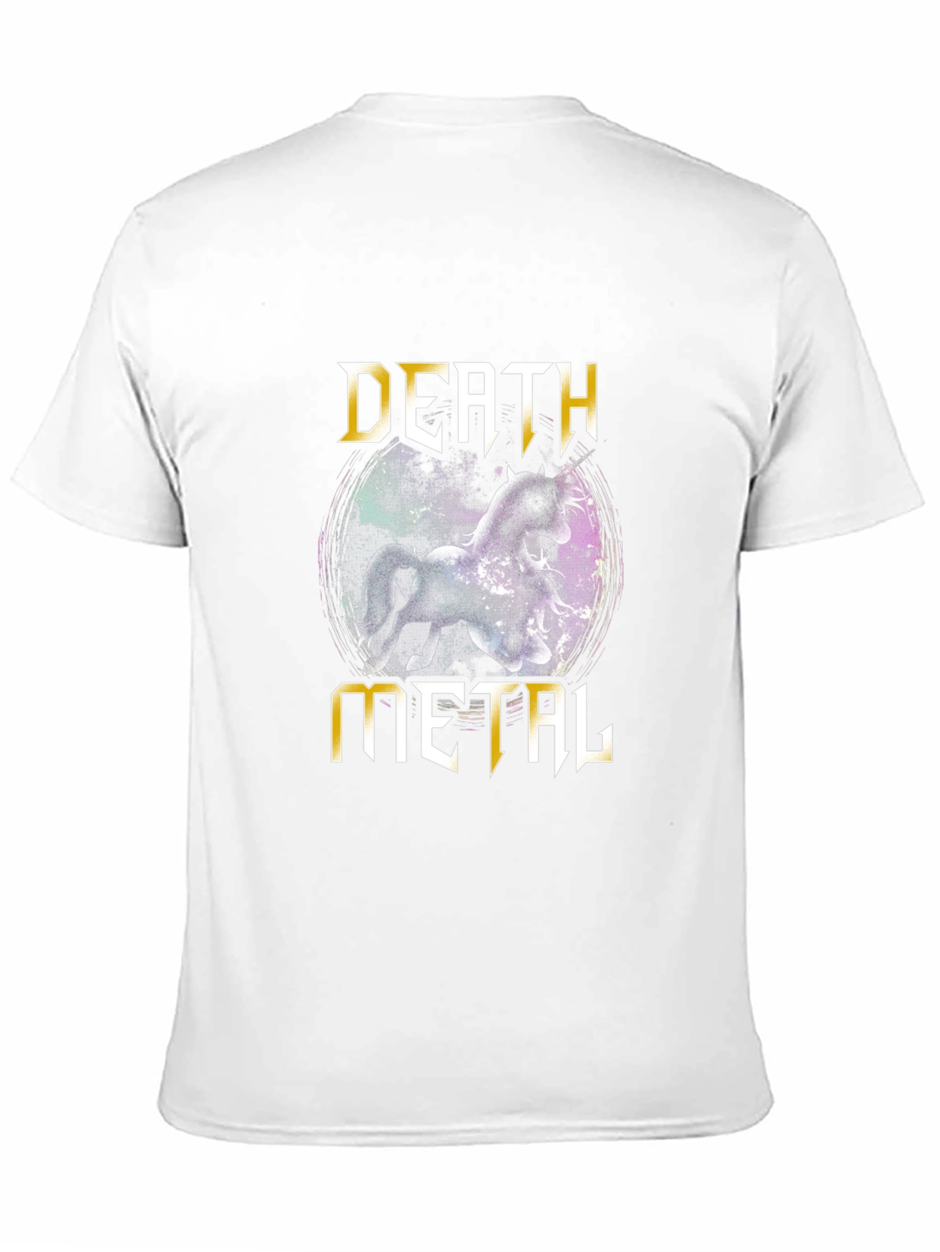 Death Metal Unicorn T-Shirt - Black