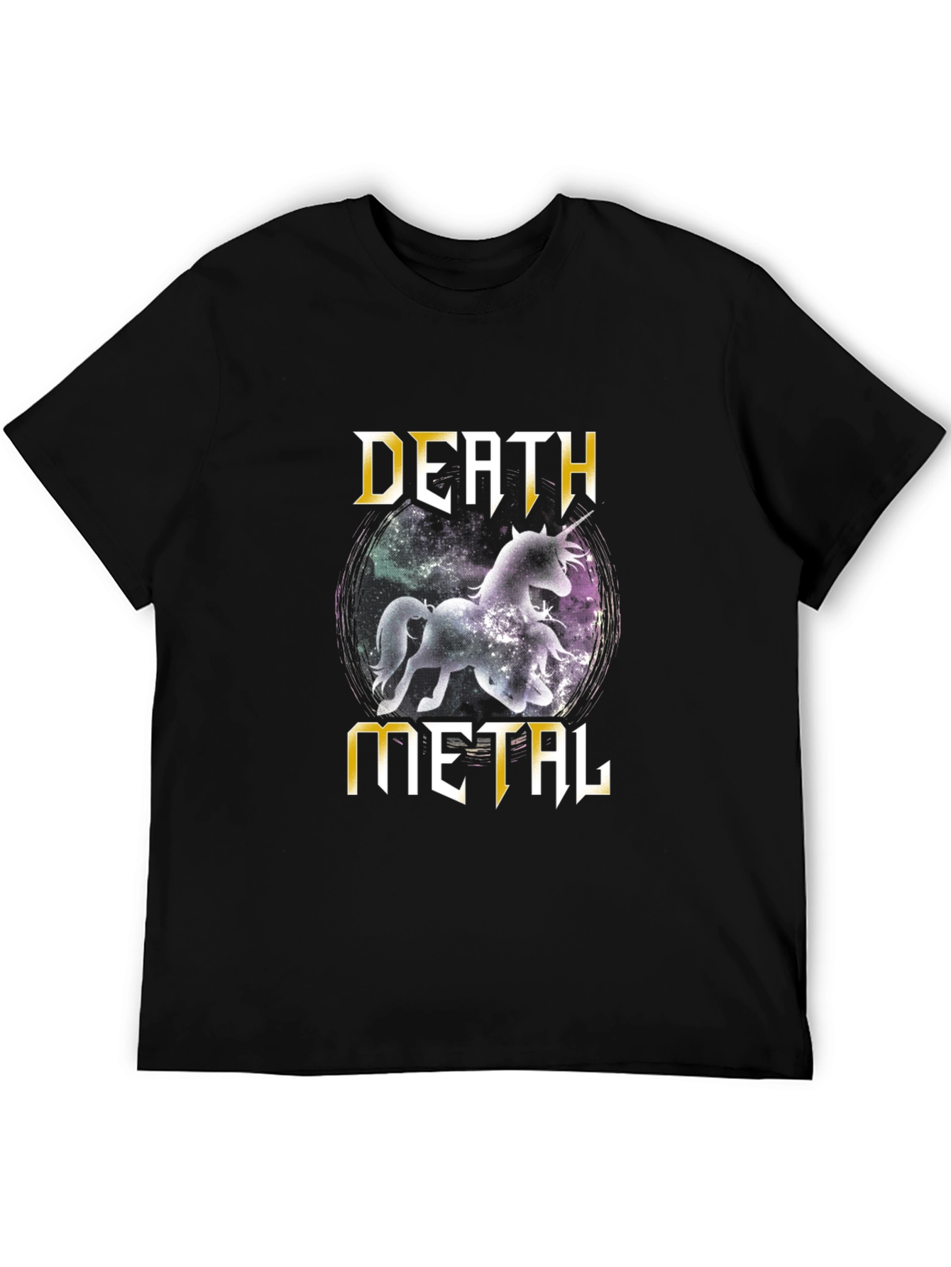 Death Metal Unicorn T-Shirt - Black