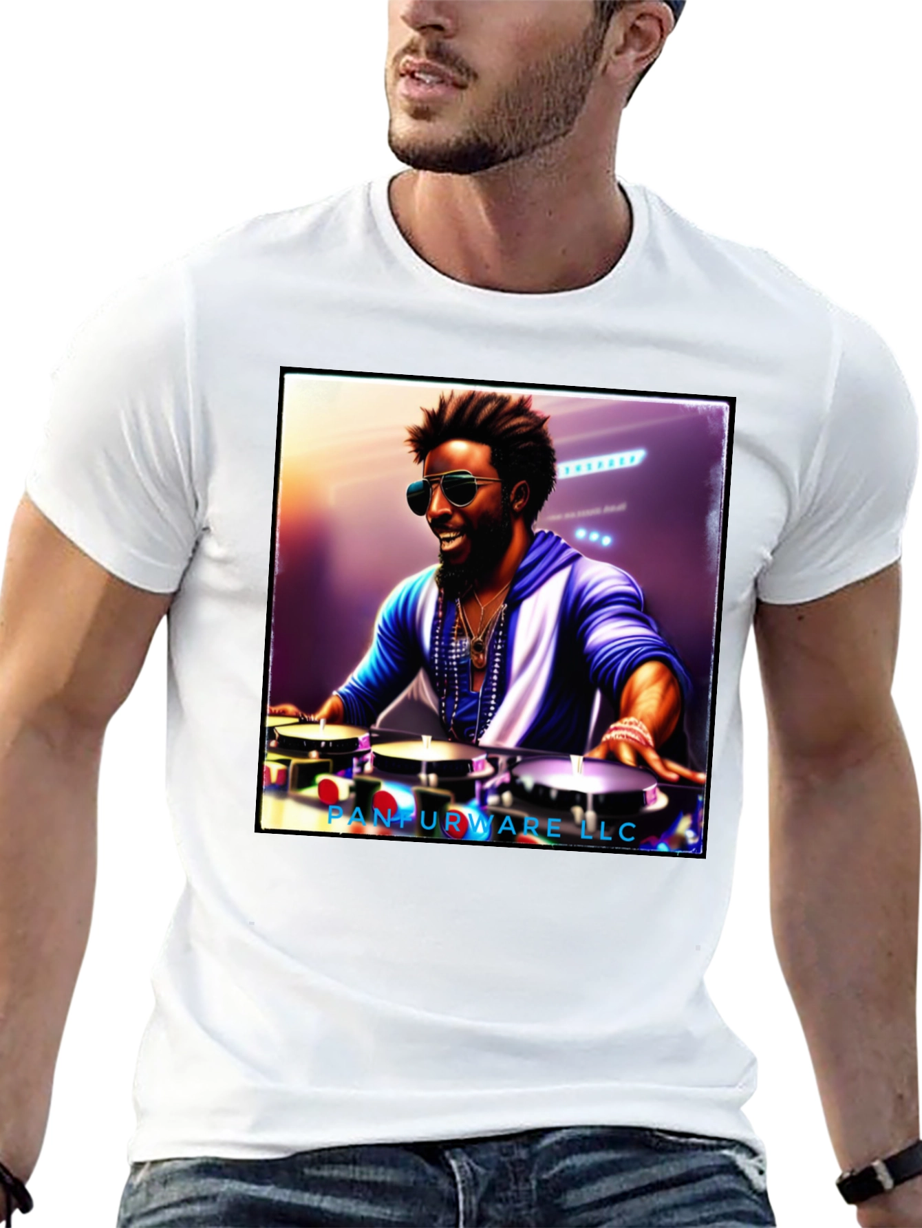 DJ Graphic Tee - Cool Black T-Shirt