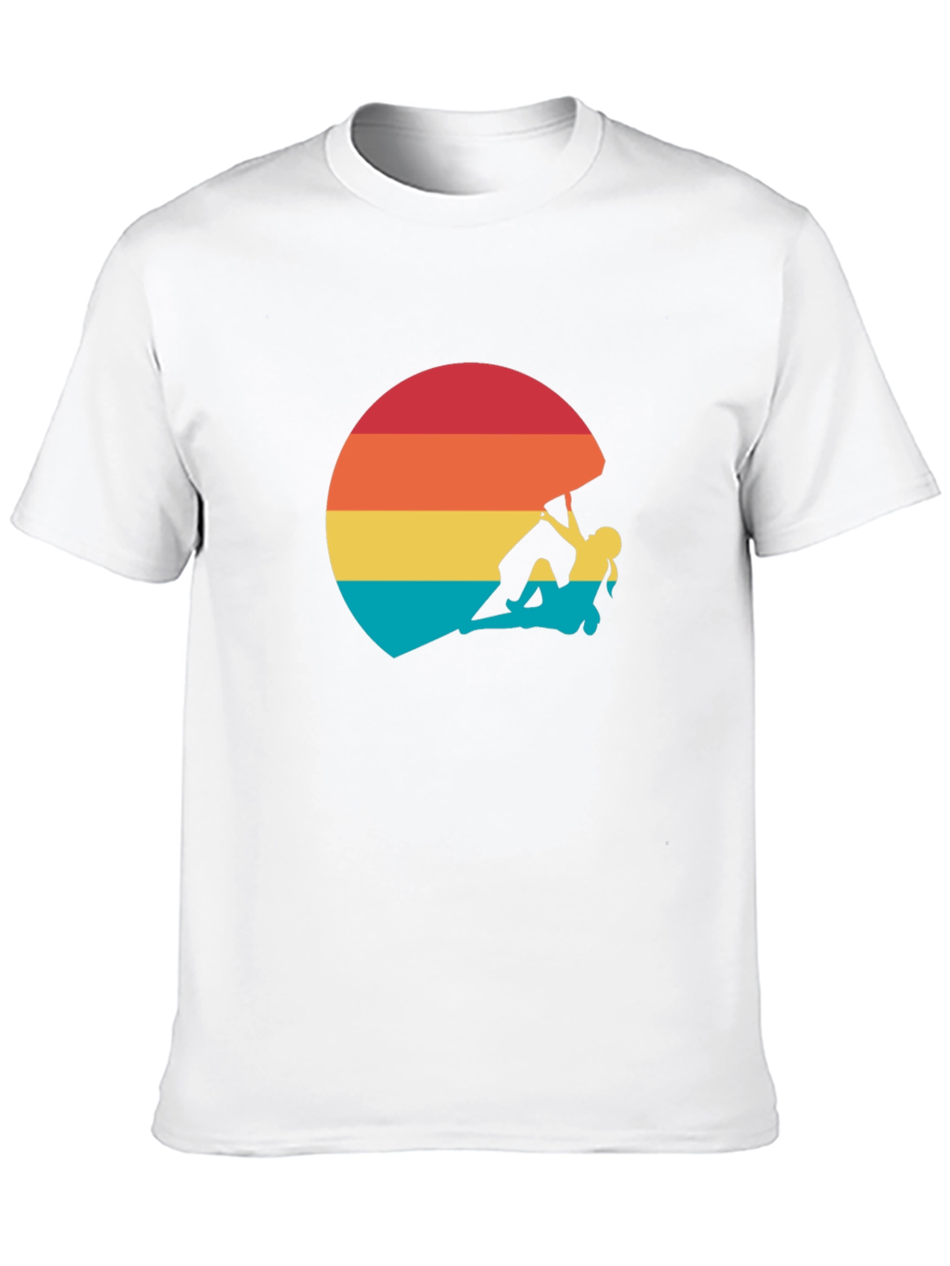 Climber Sunset Graphic Tee - Adventure Ready!