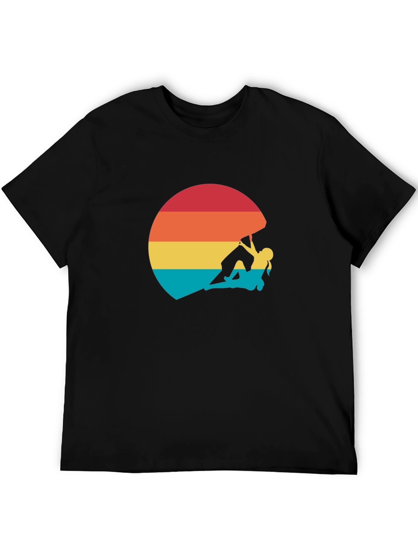 Climber Sunset Graphic Tee - Adventure Ready!