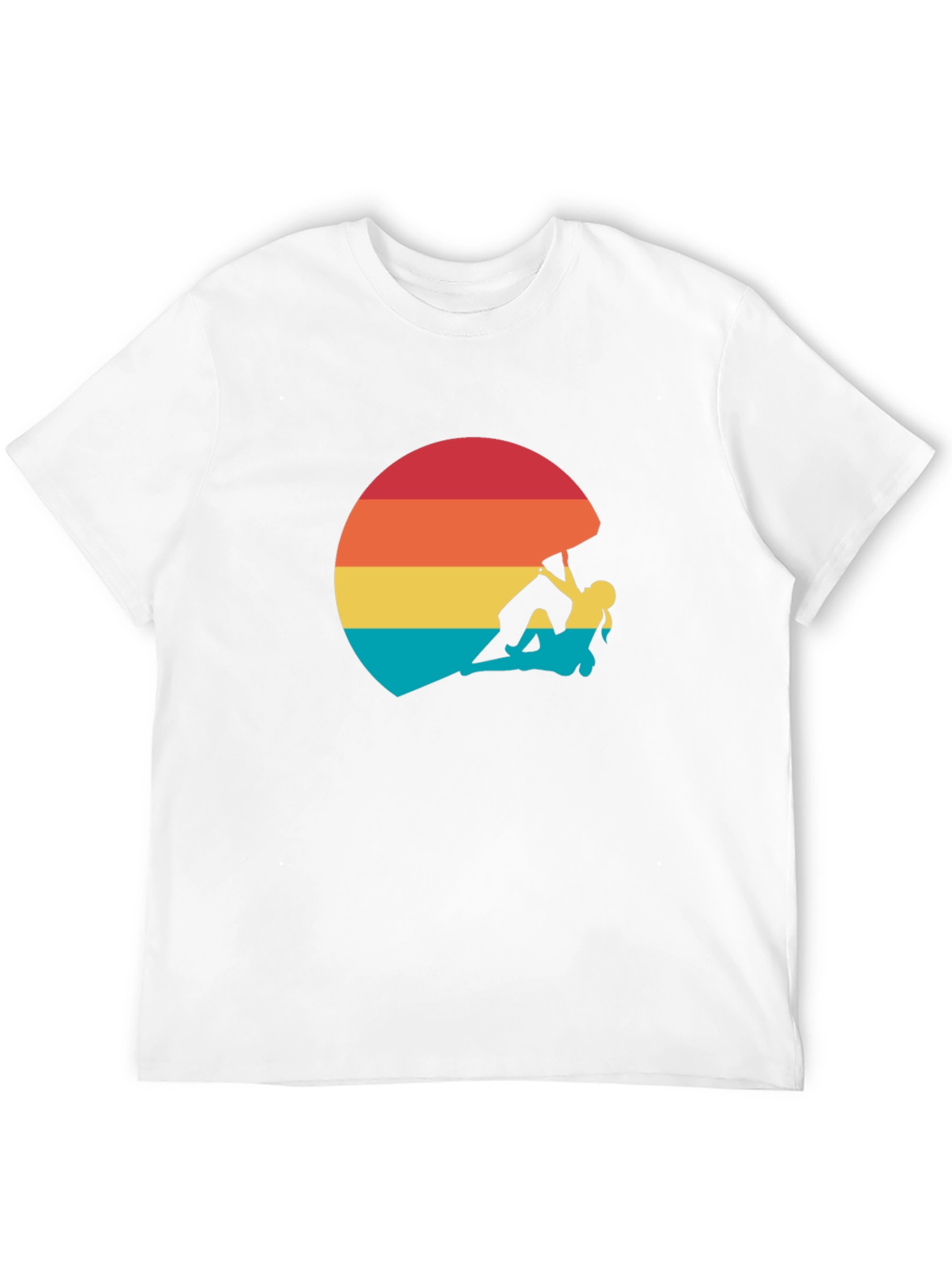 Climber Sunset Graphic Tee - Adventure Ready!