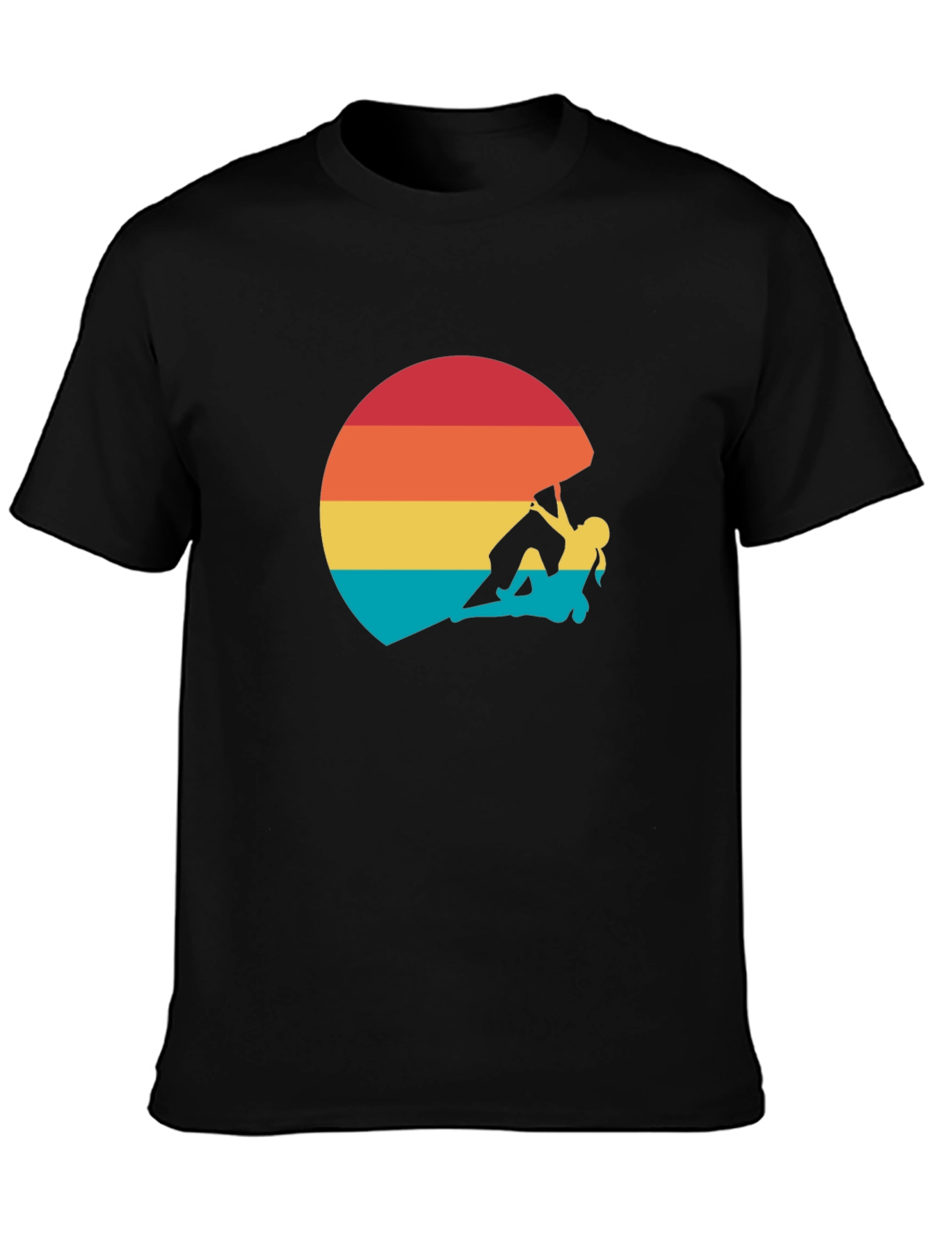 Climber Sunset Graphic Tee - Adventure Ready!