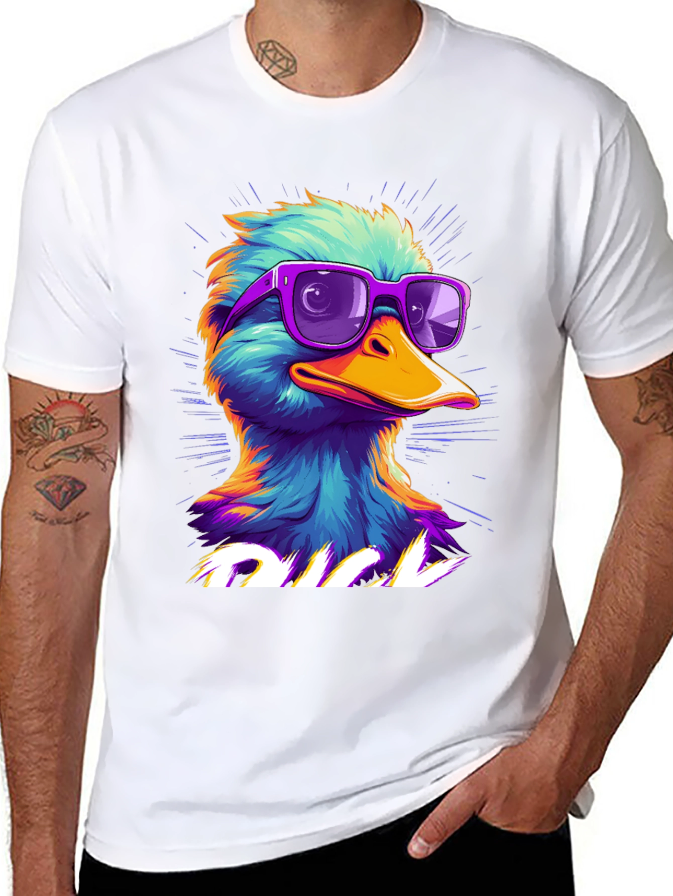 Cool Duck T-Shirt Graphic Print