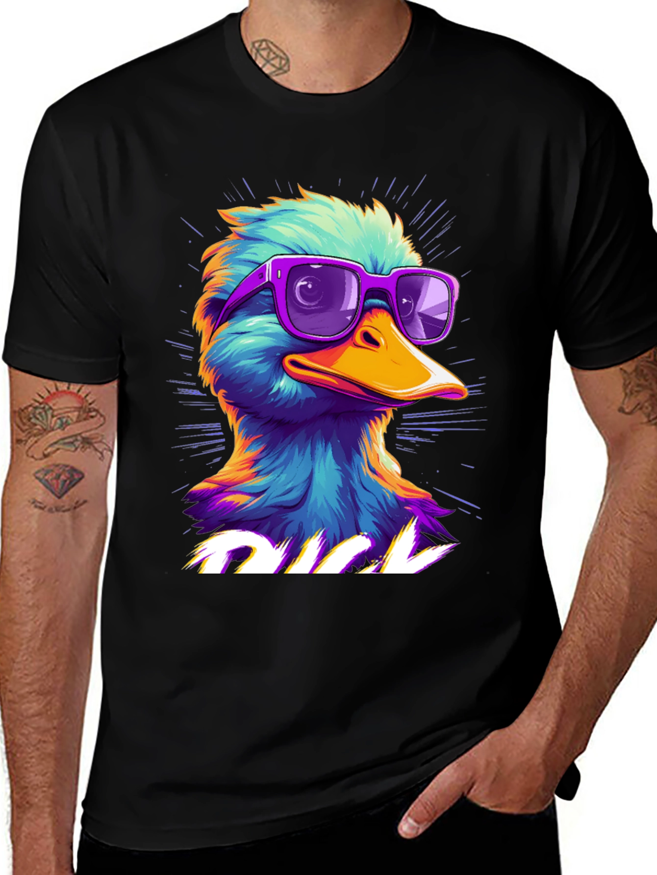Cool Duck T-Shirt Graphic Print
