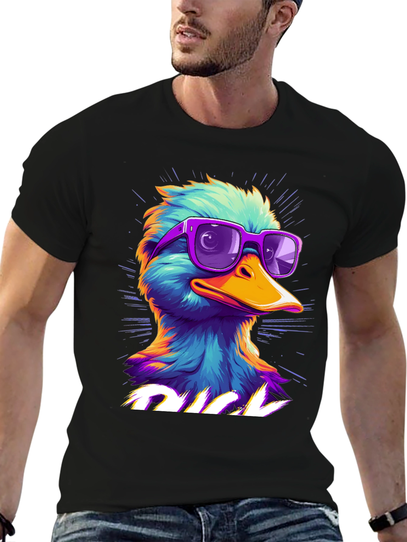 Cool Duck T-Shirt Graphic Print