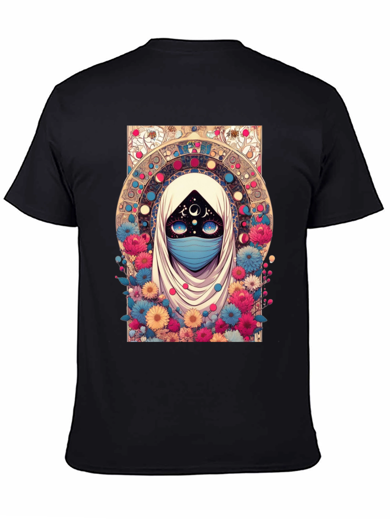 Mystic Floral Graphic Tee - Unique Design
