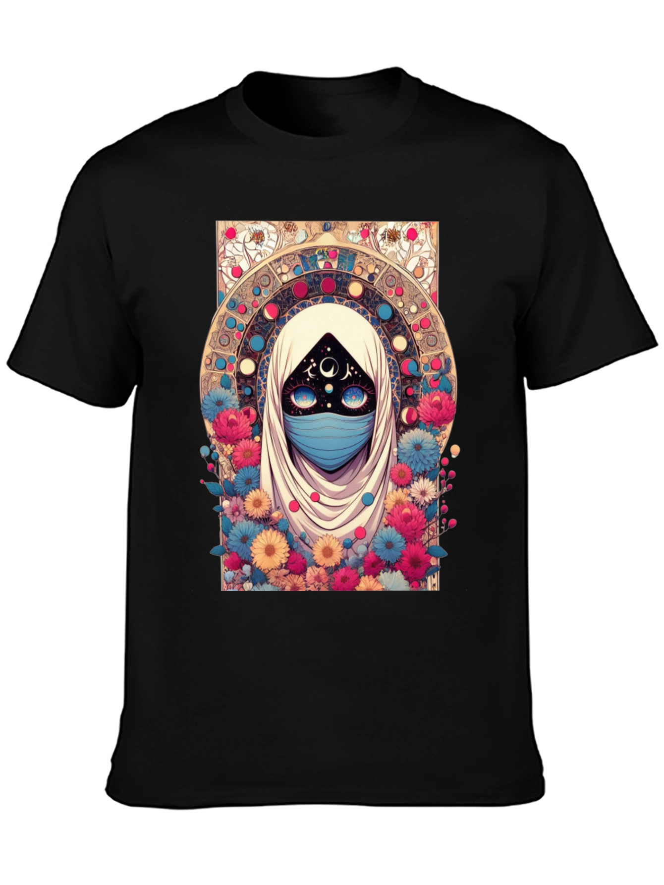 Mystic Floral Graphic Tee - Unique Design