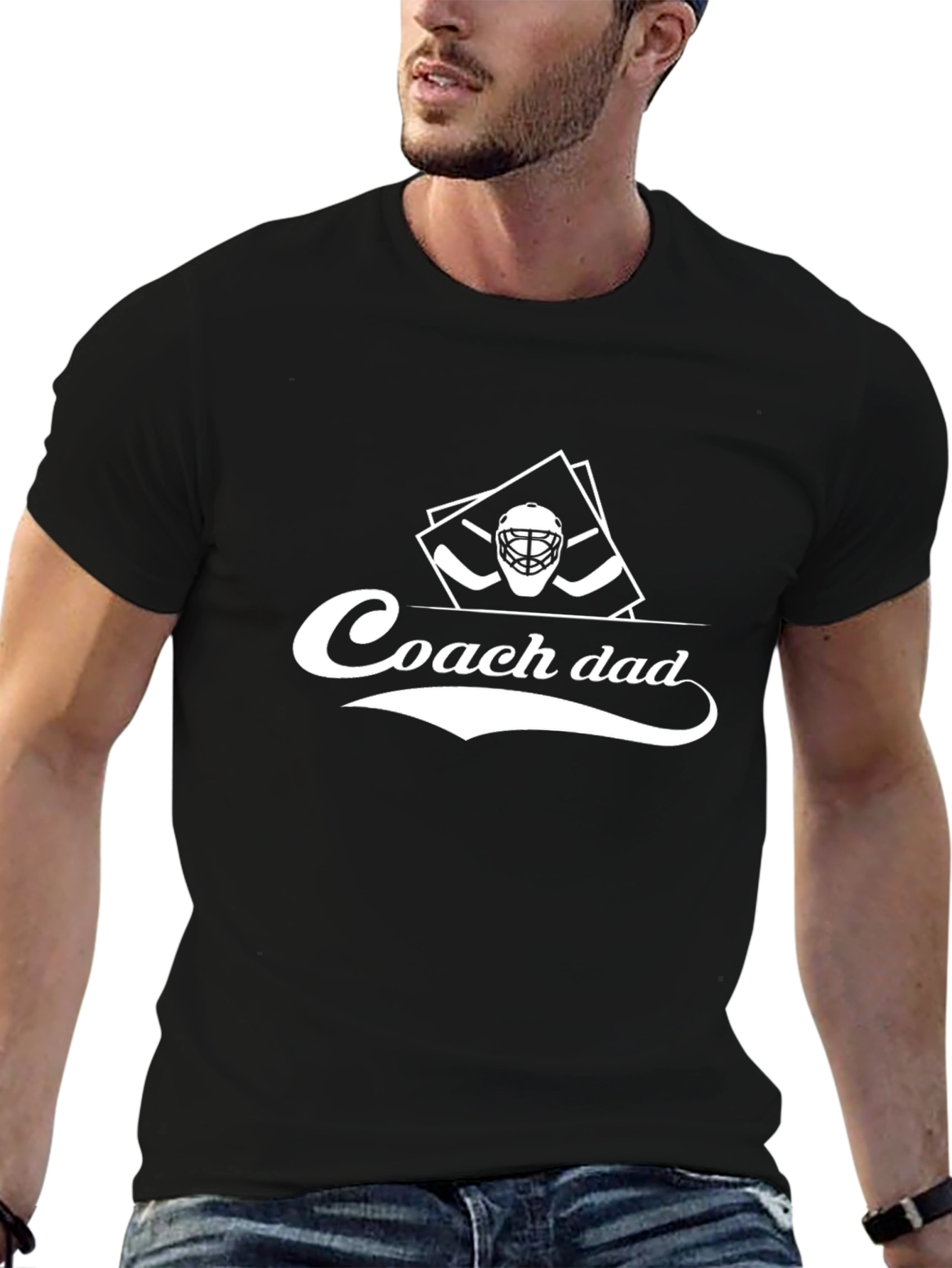 Coach Dad Hockey T-Shirt