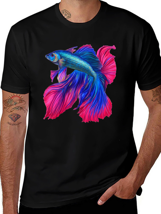Betta Fish Graphic Tee - Unique Design