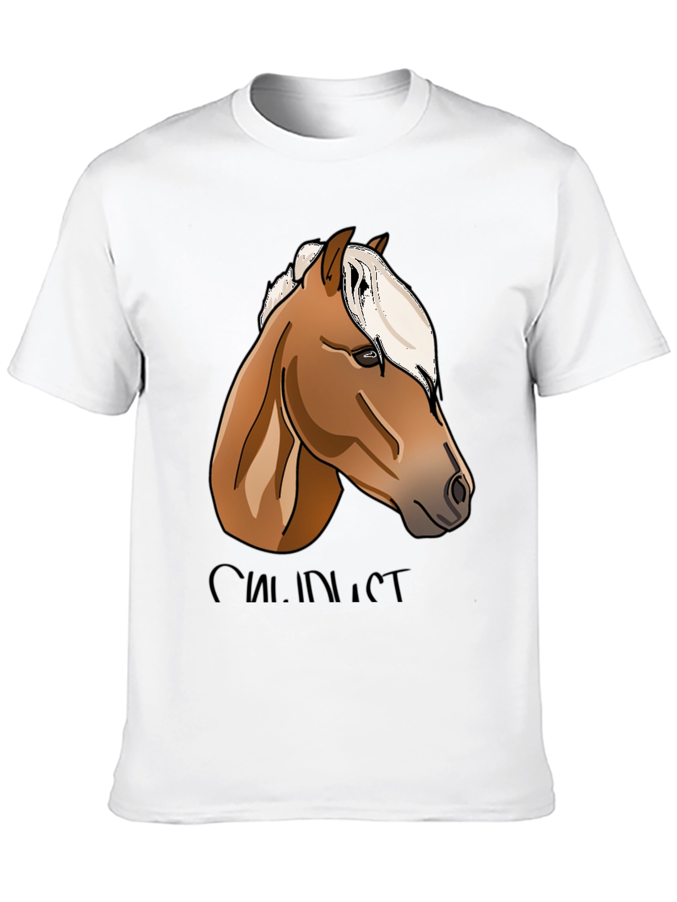 Horse Lovers Graphic Tee - Black