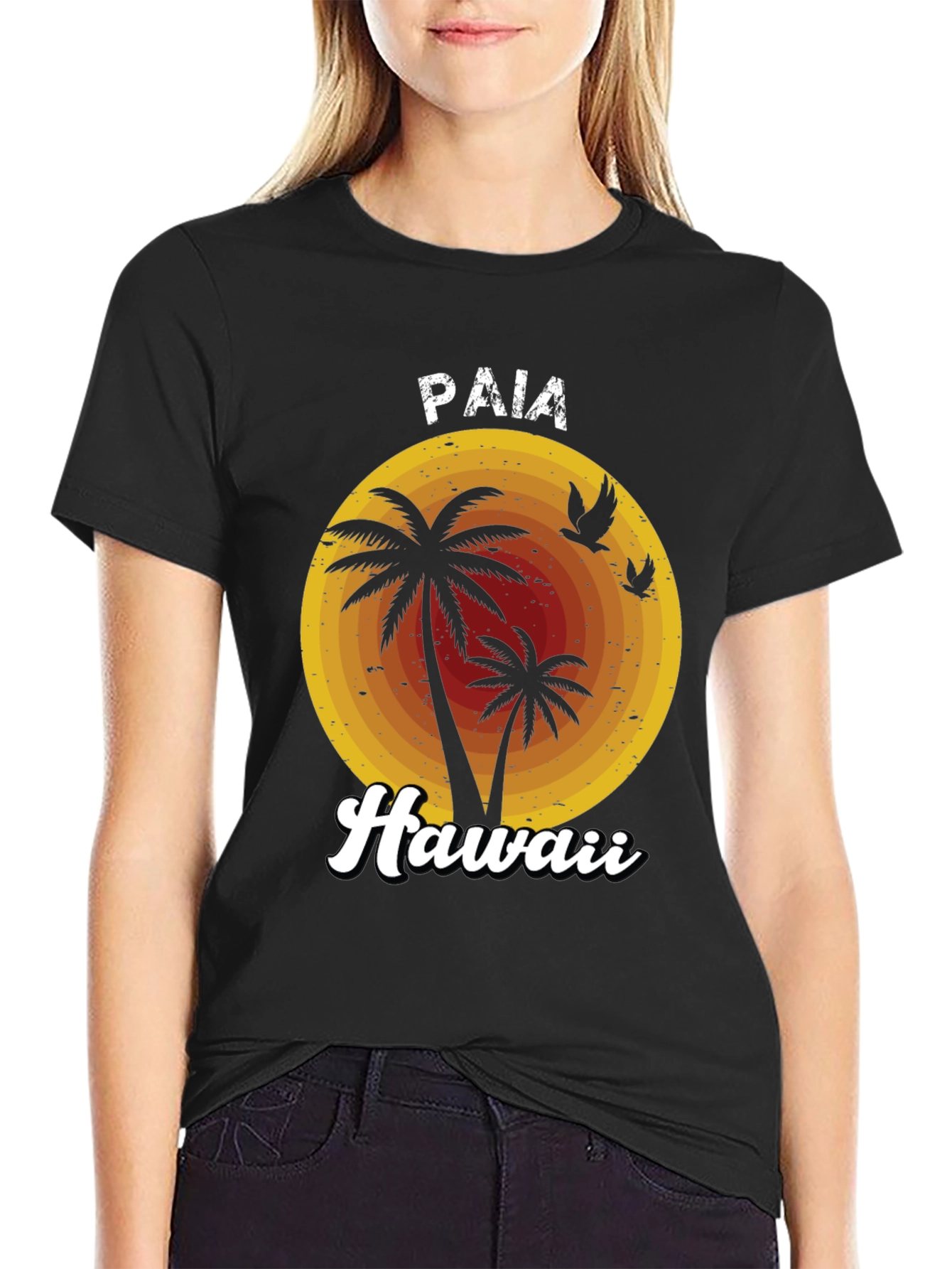 Paia Hawaii Palm Tree Graphic Tee