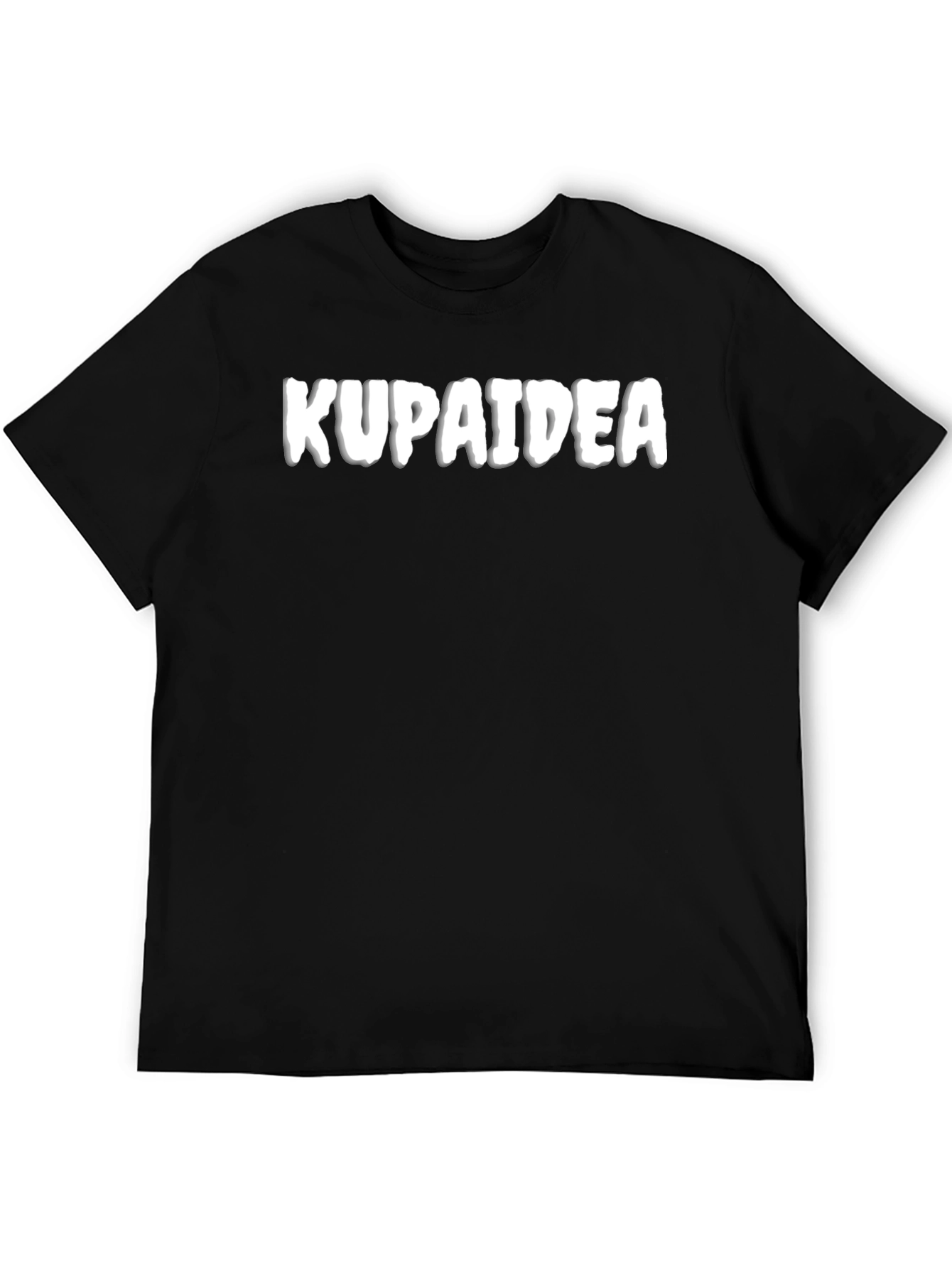 Kupaidea Black Graphic T-Shirt