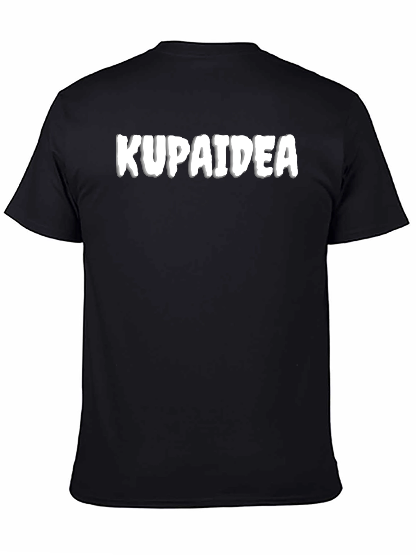 Kupaidea Black Graphic T-Shirt