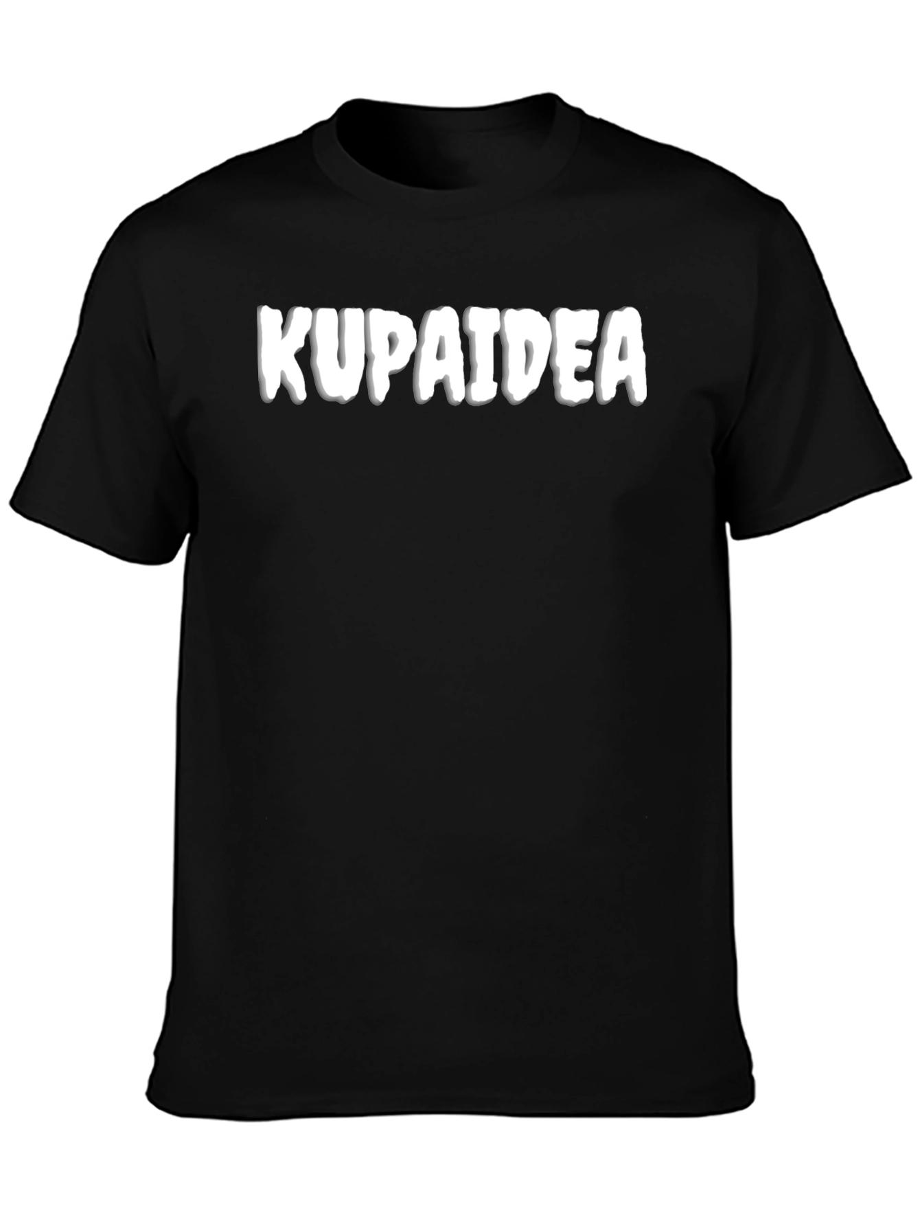 Kupaidea Black Graphic T-Shirt
