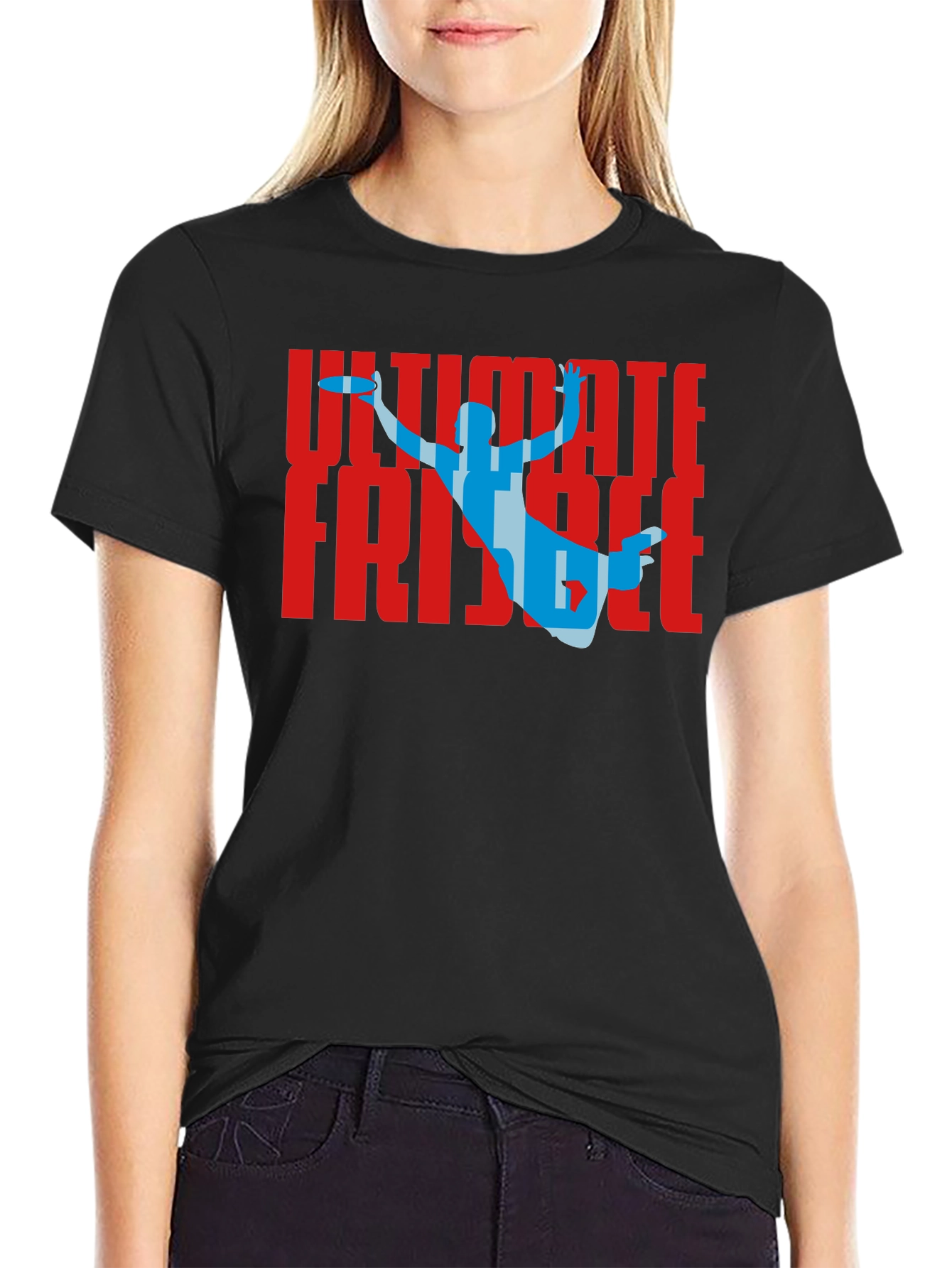 Ultimate Frisbee Graphic T-Shirt Sportswear