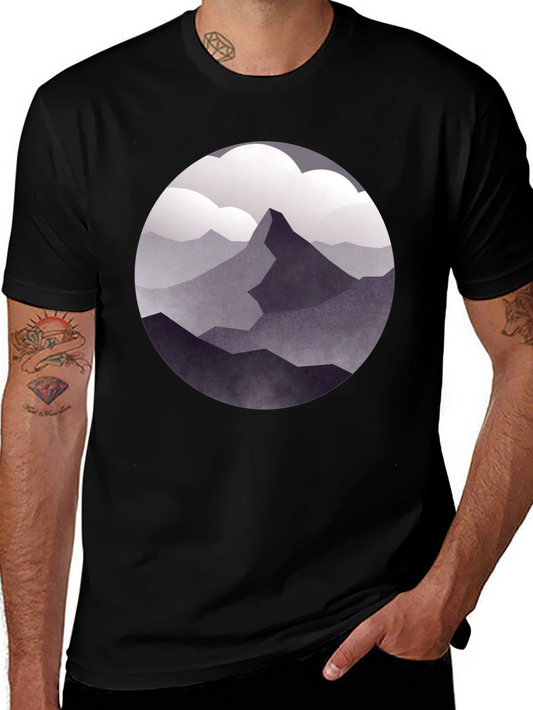 Mountain Peak Graphic Tee - Nature Inspired Design