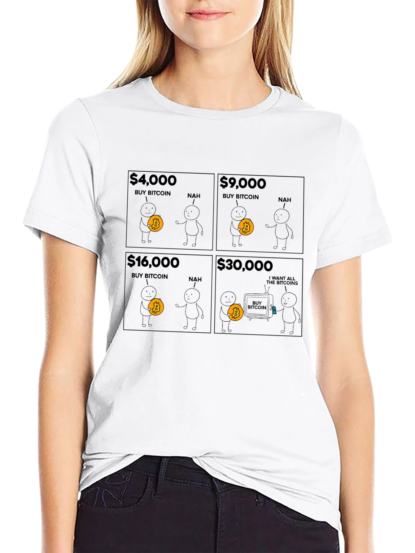 Bitcoin Evolution Graphic T-Shirt - Crypto HODL Tee