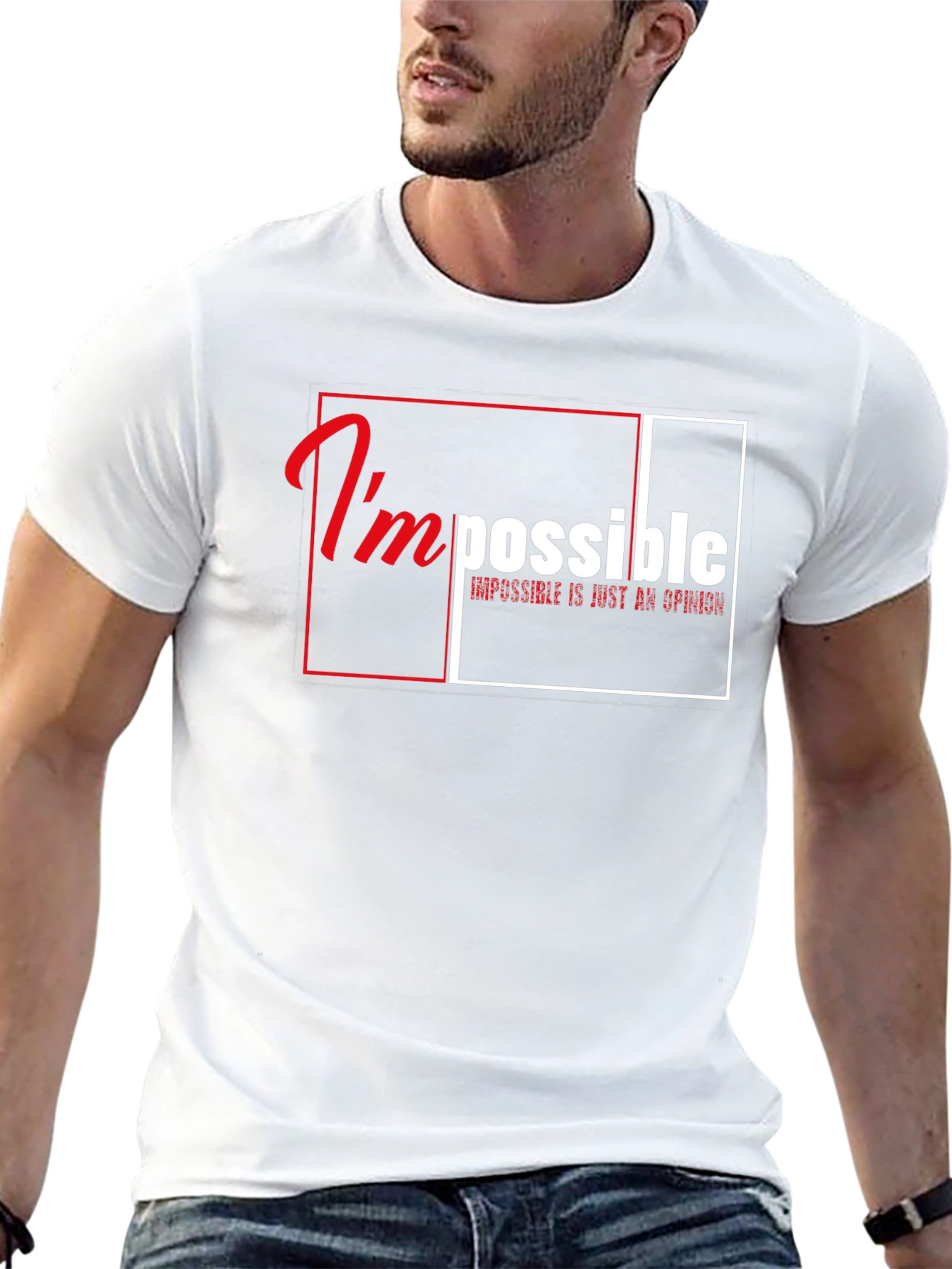 Impossible is Just an Opinion Graphic T-Shirt