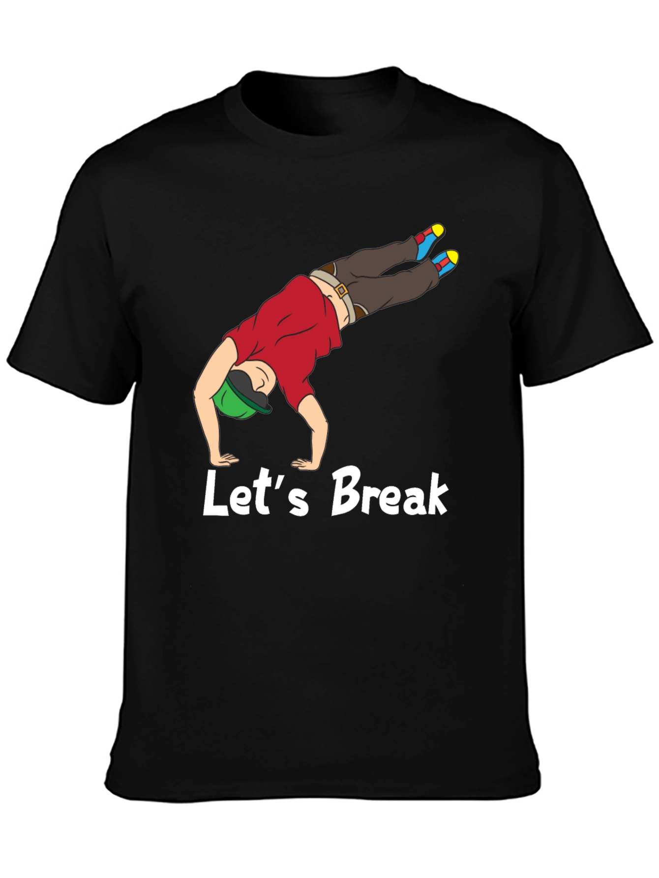 Lets Break Dance T-Shirt - Black