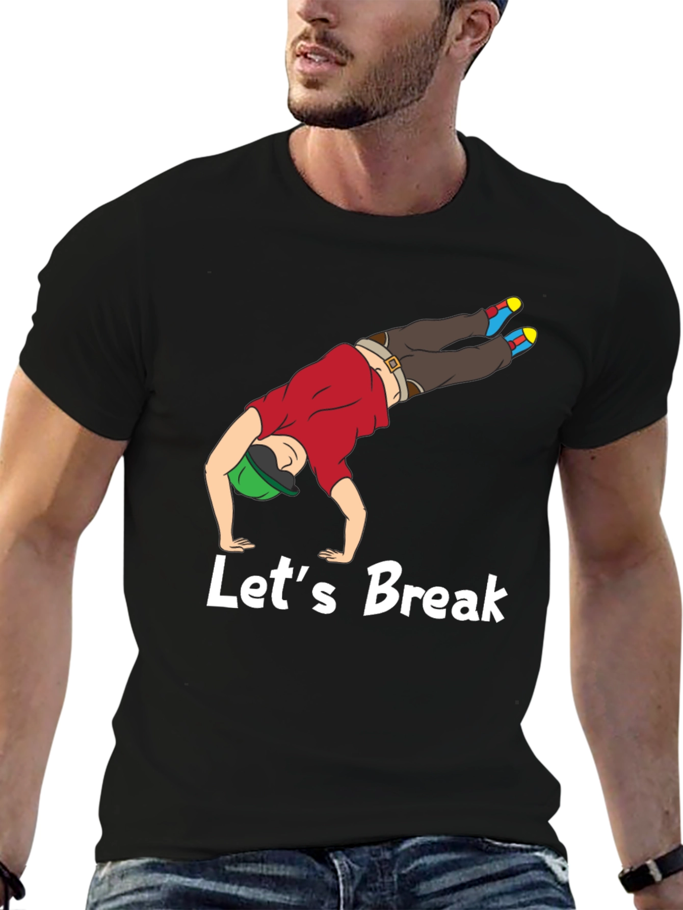 Lets Break Dance T-Shirt - Black