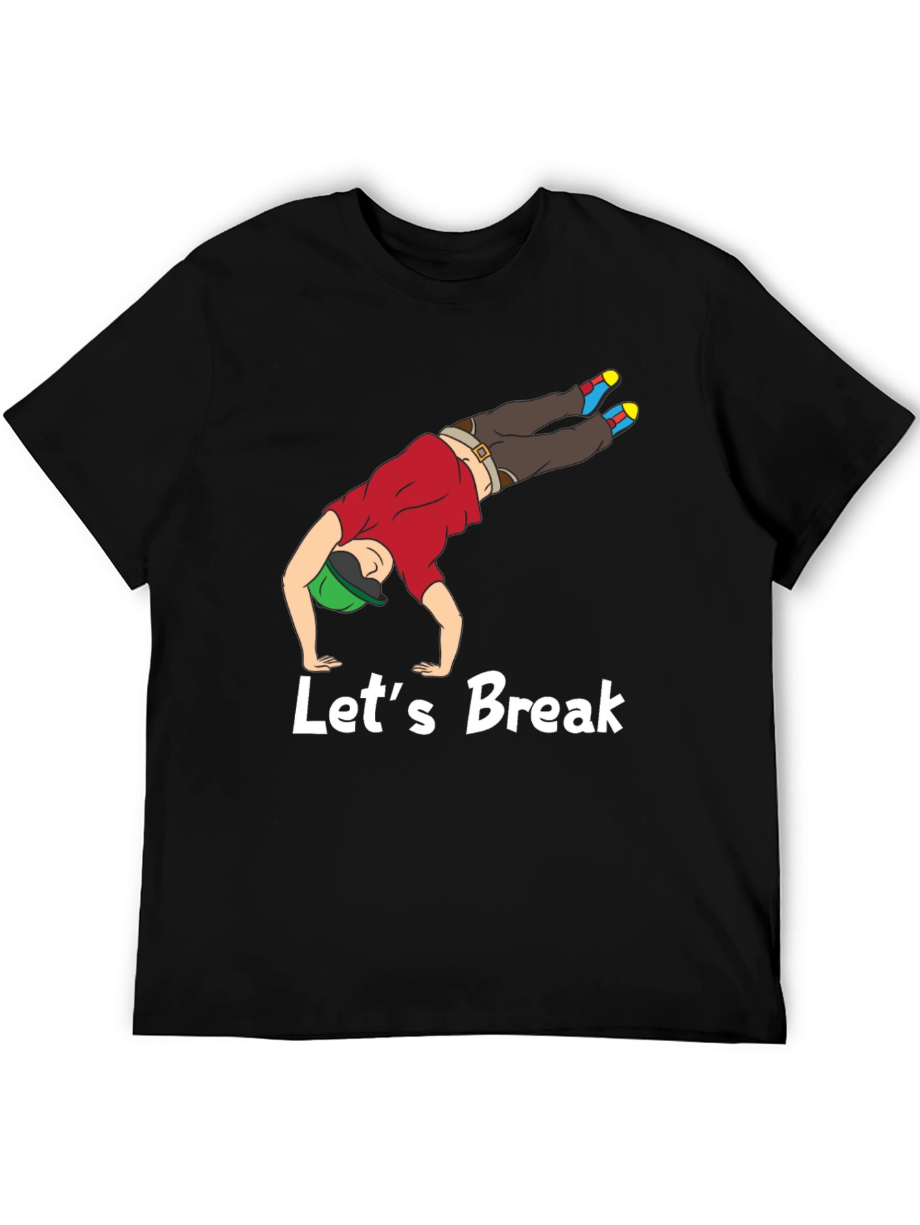 Lets Break Dance T-Shirt - Black