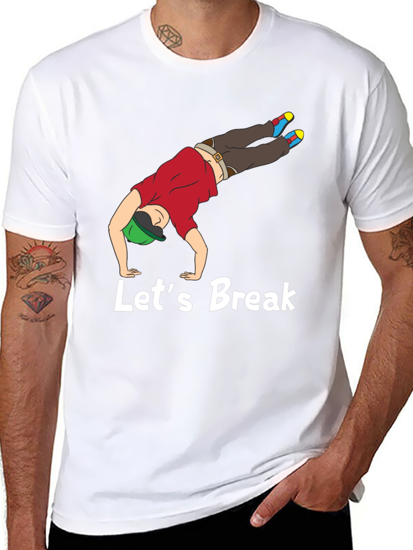 Lets Break Dance T-Shirt - Black