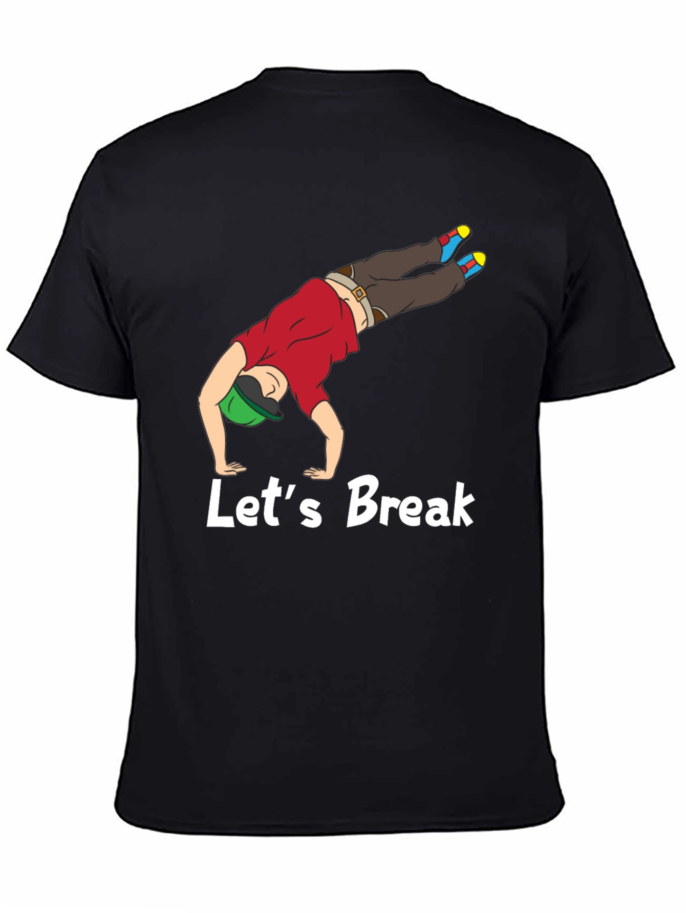 Lets Break Dance T-Shirt - Black