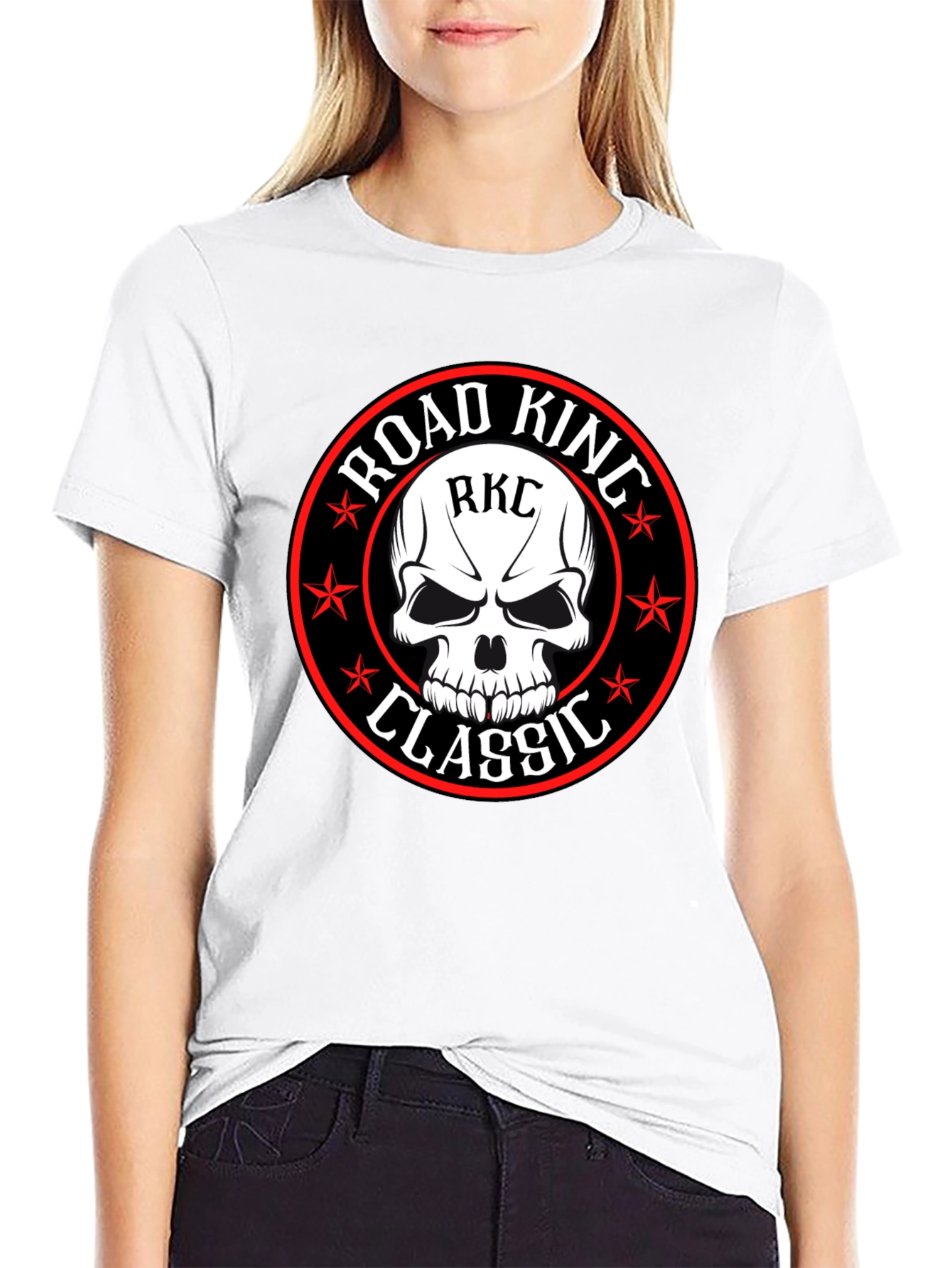 Road King Classic Skull T-Shirt - Black