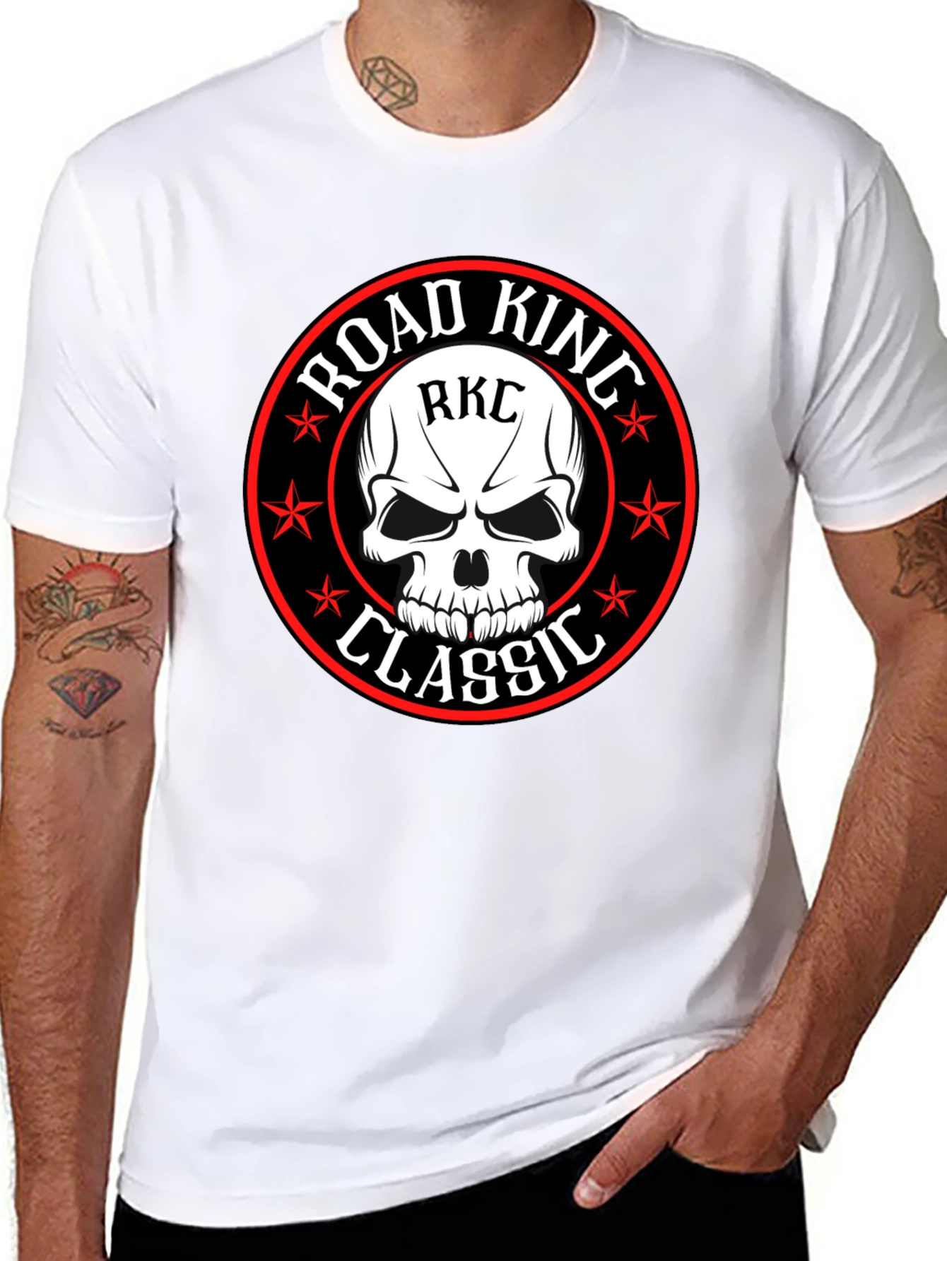 Road King Classic Skull T-Shirt - Black