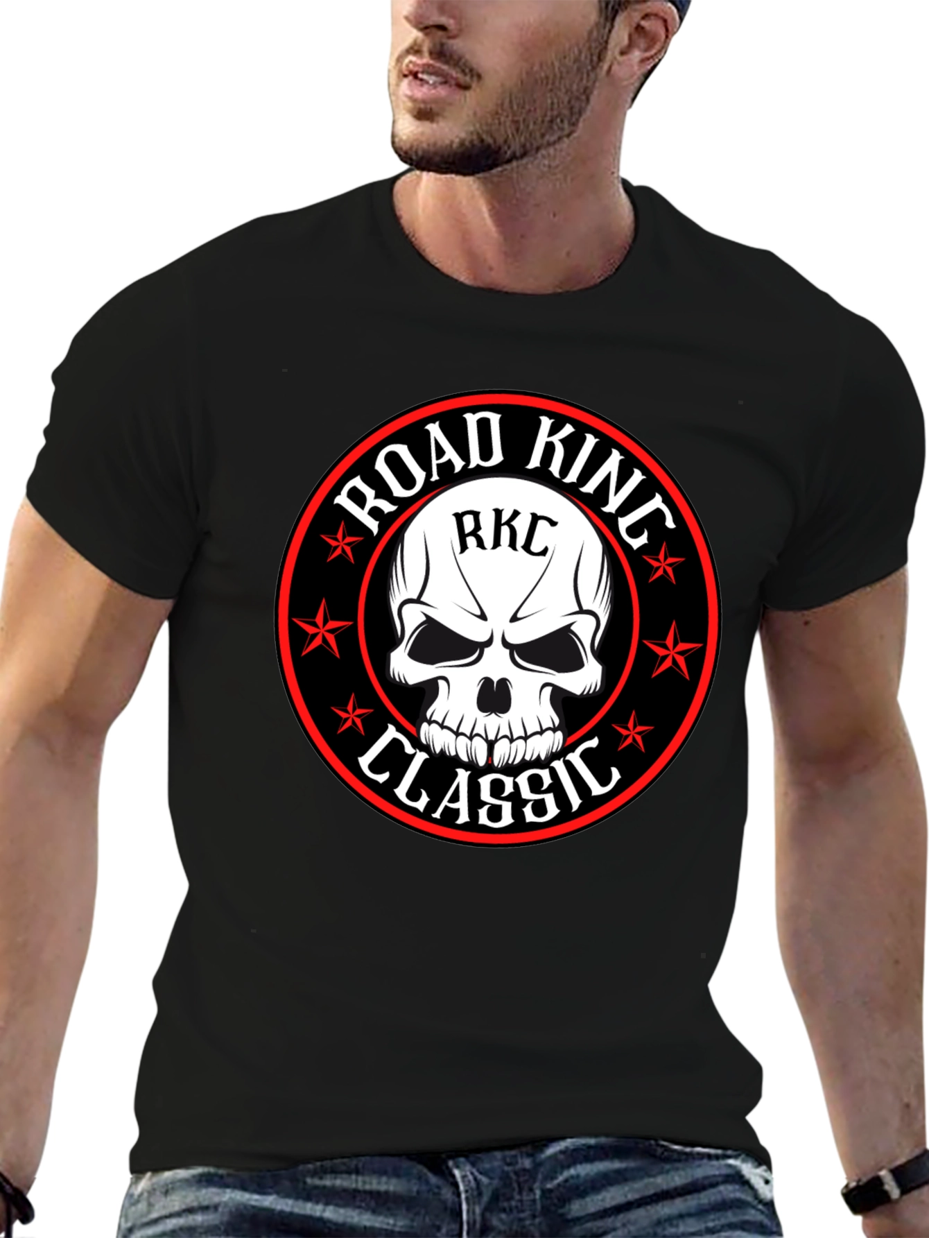 Road King Classic Skull T-Shirt - Black