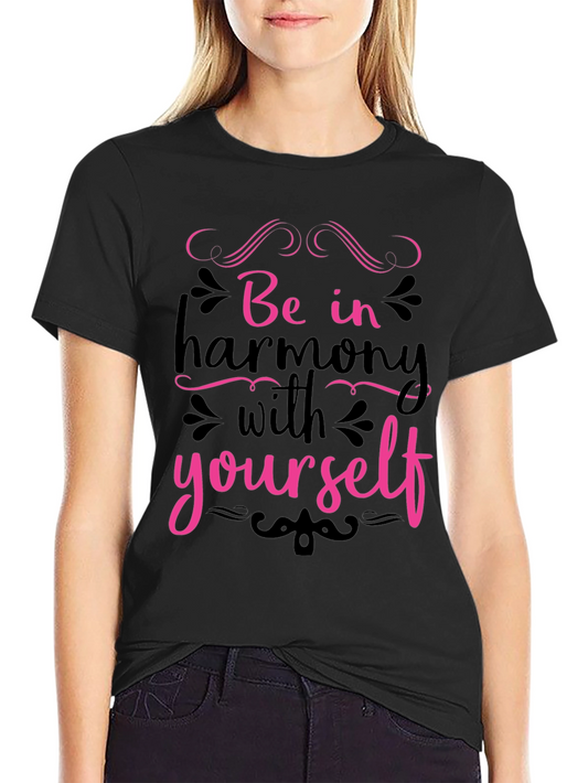 Harmony Yourself Black T-Shirt