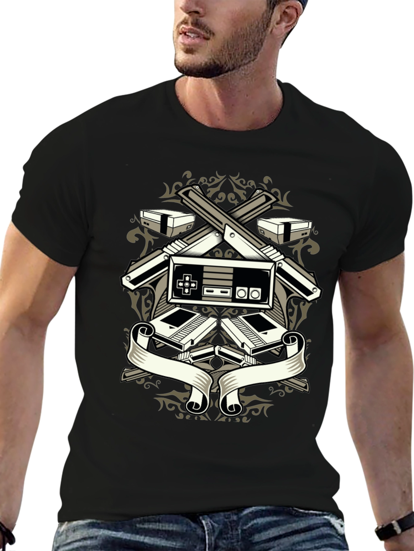 Retro Gaming T-Shirt - Classic Console Design